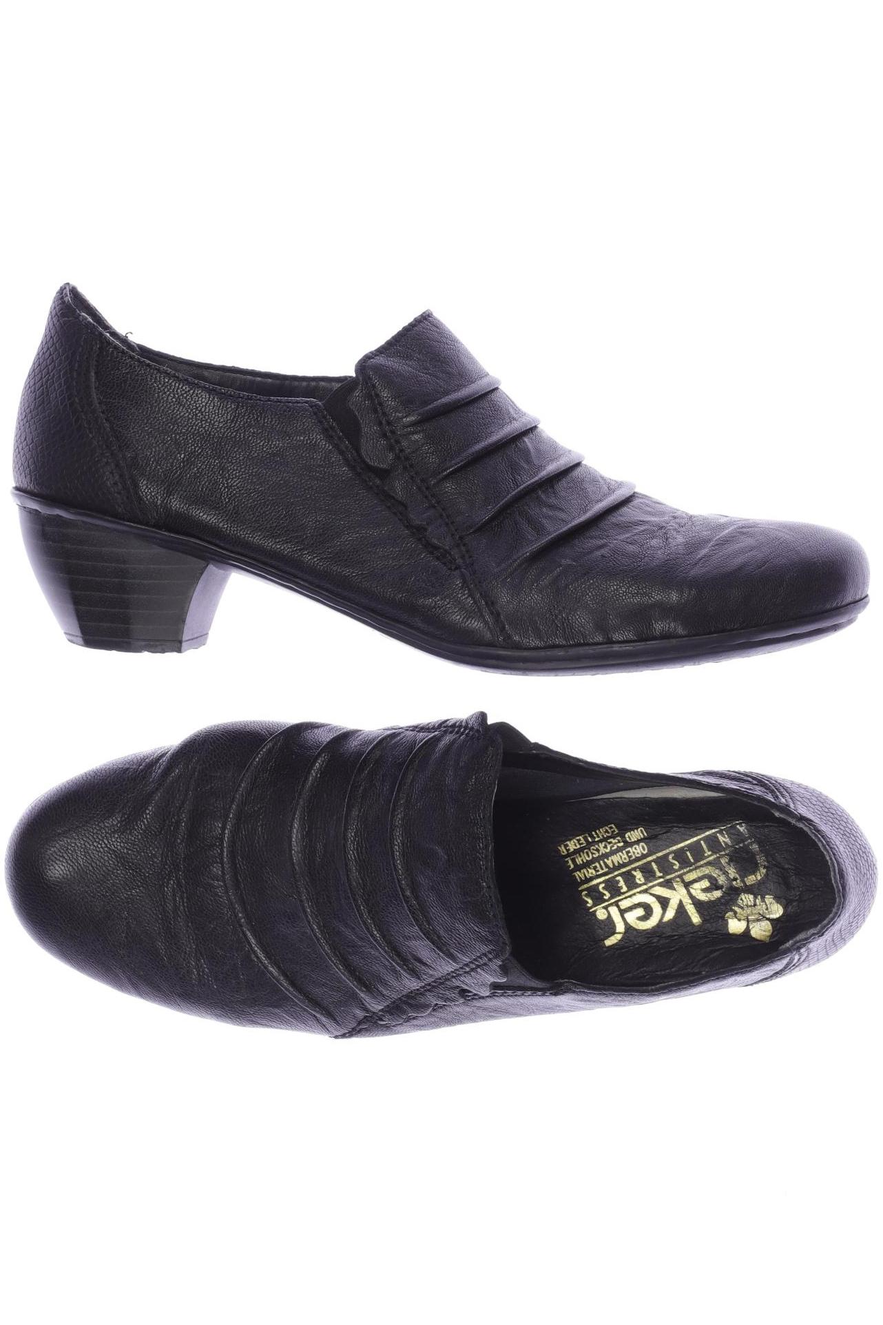 

Rieker Damen Halbschuh, schwarz, Gr. 39