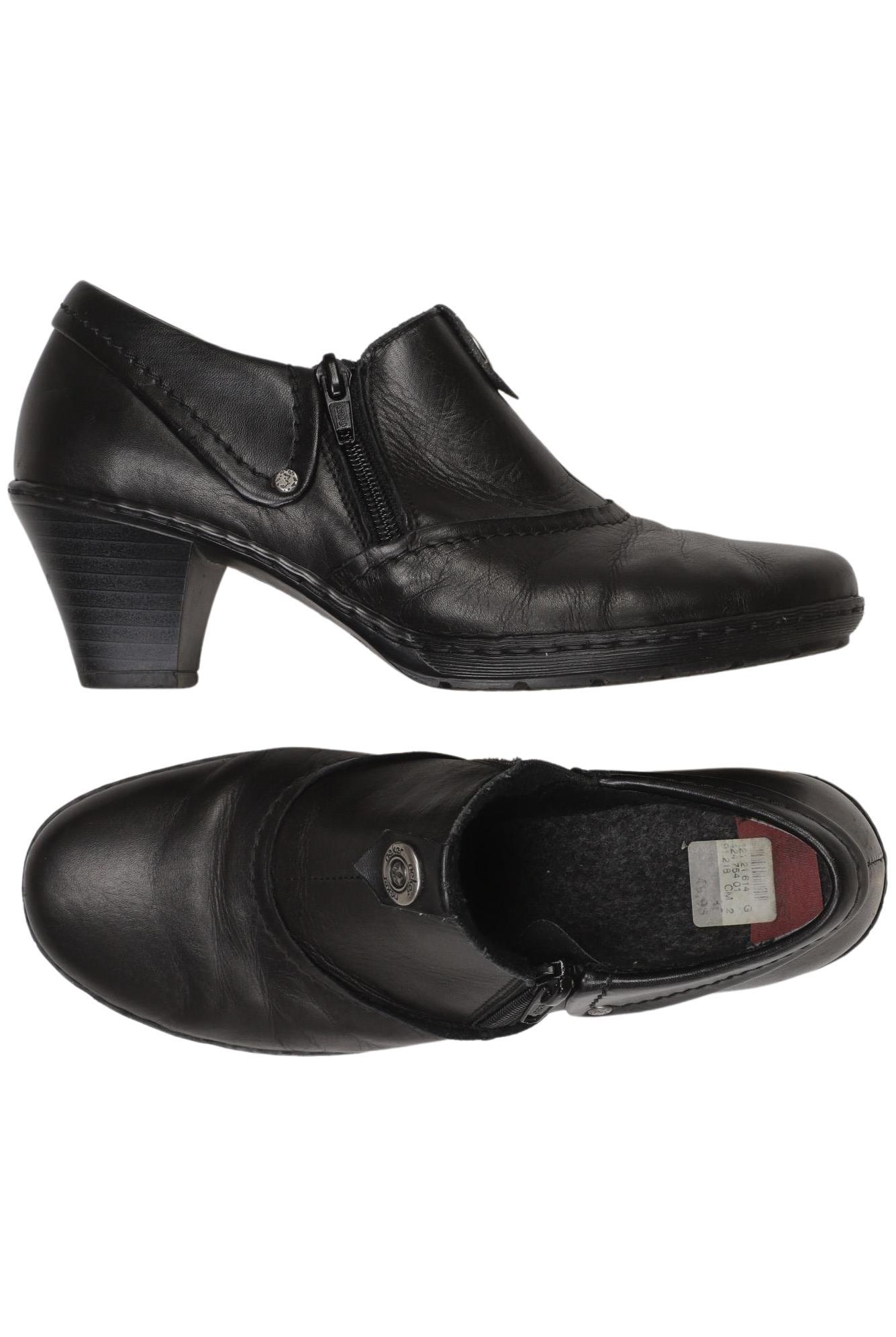 

Rieker Damen Halbschuh, schwarz, Gr. 36