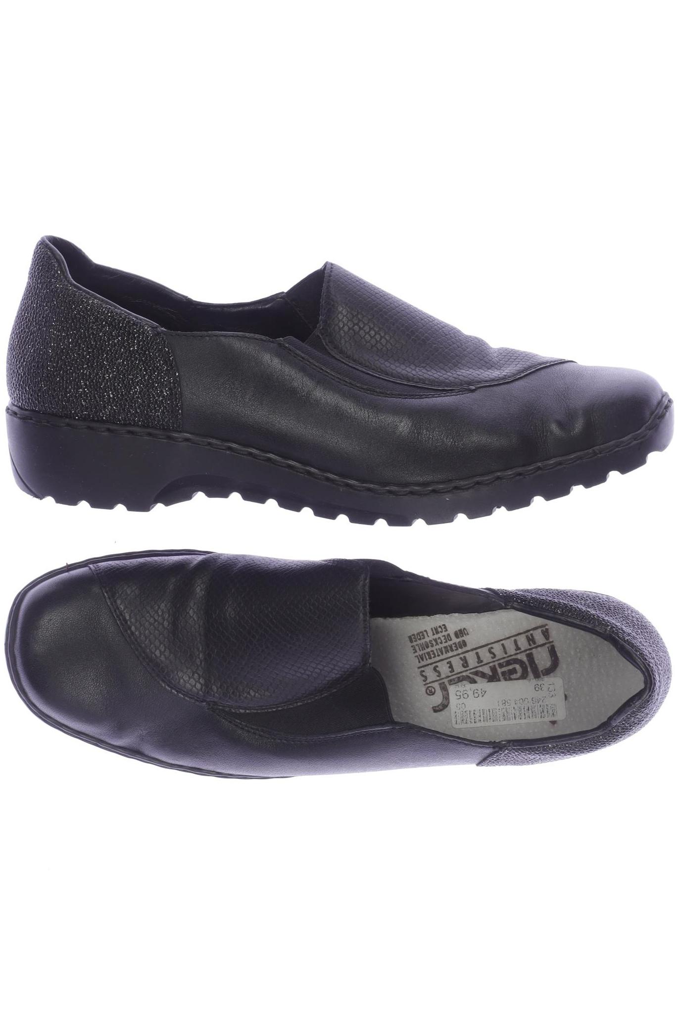 

Rieker Damen Halbschuh, schwarz