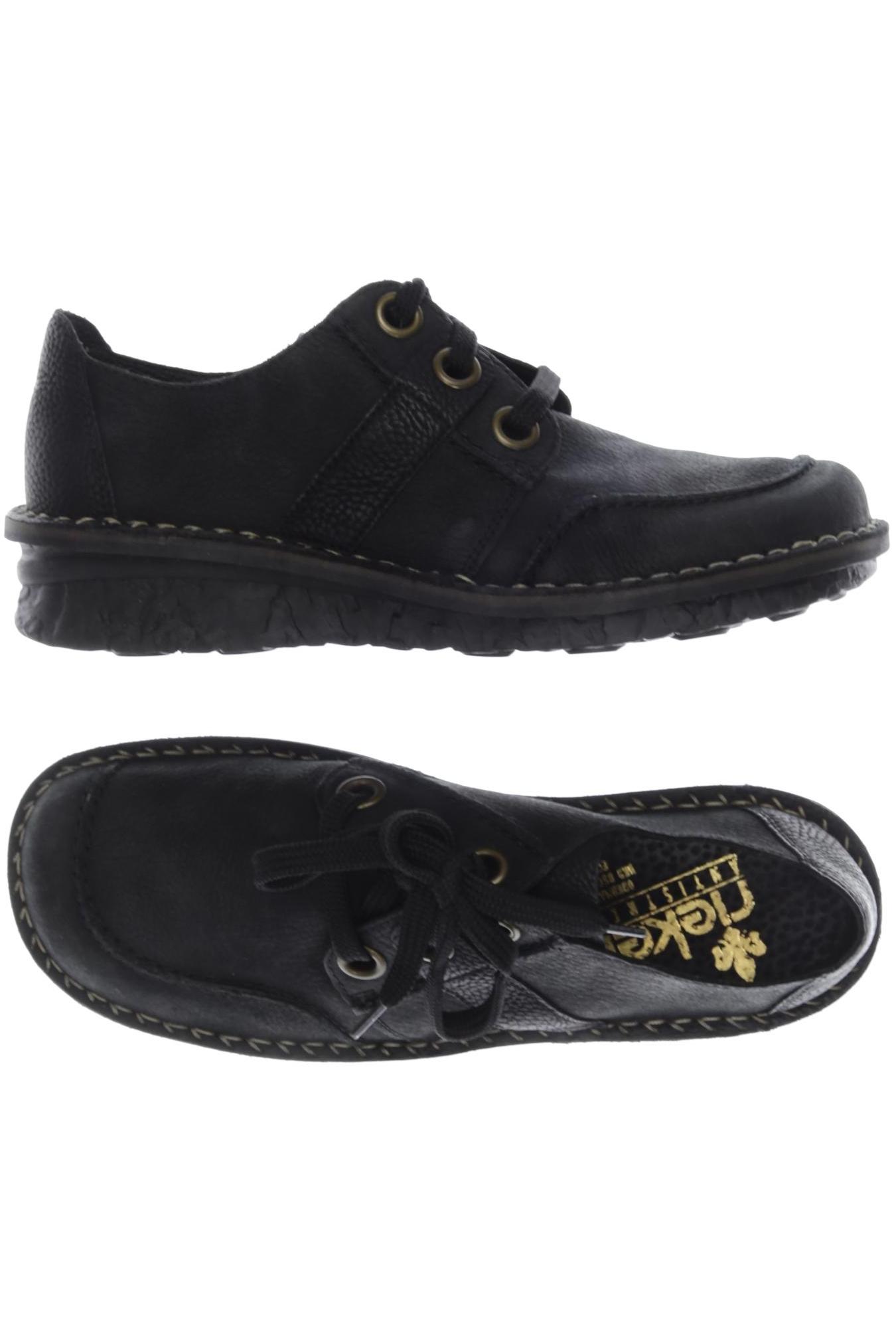 

Rieker Damen Halbschuh, schwarz, Gr. 38