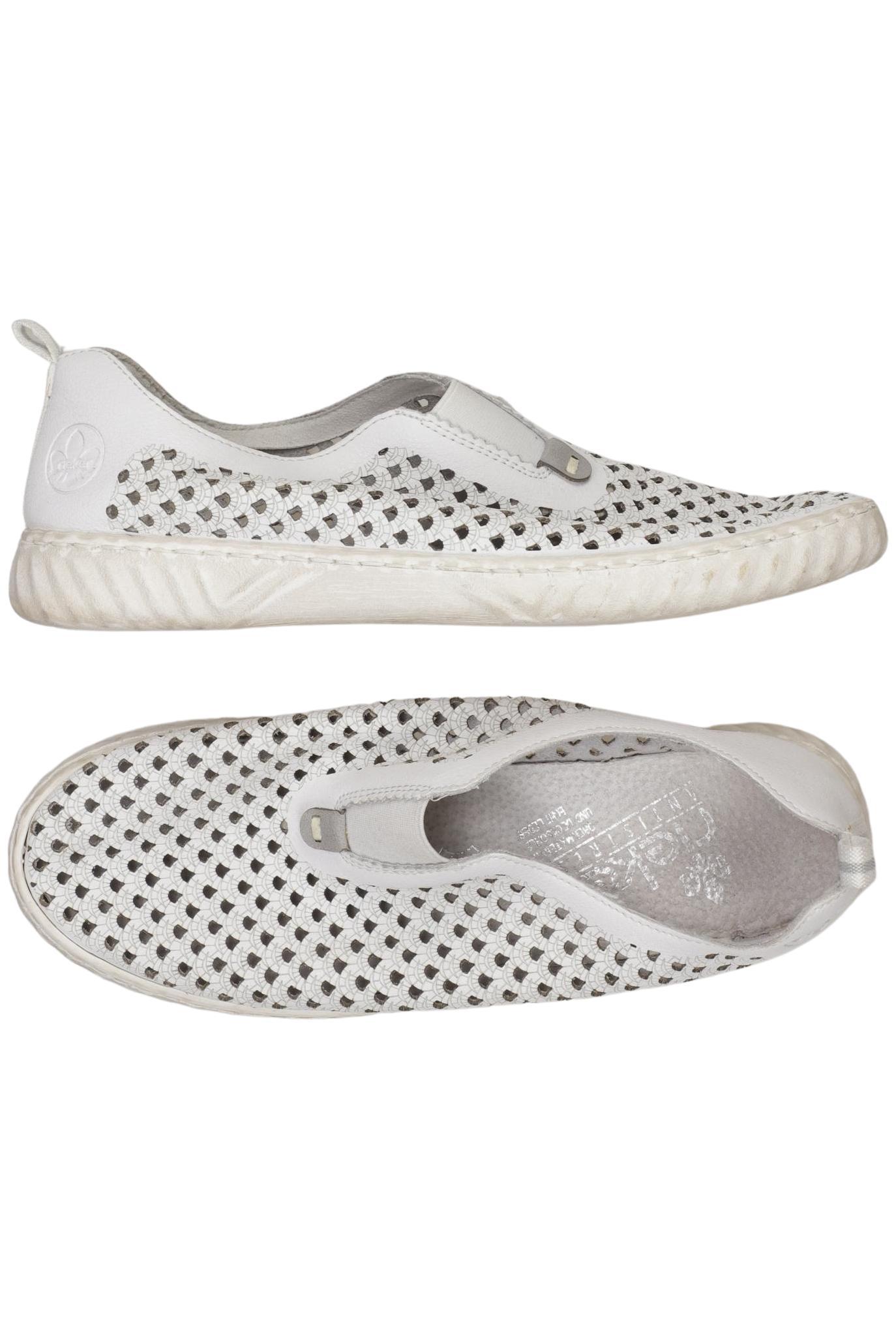 

Rieker Damen Halbschuh, weiß, Gr. 38