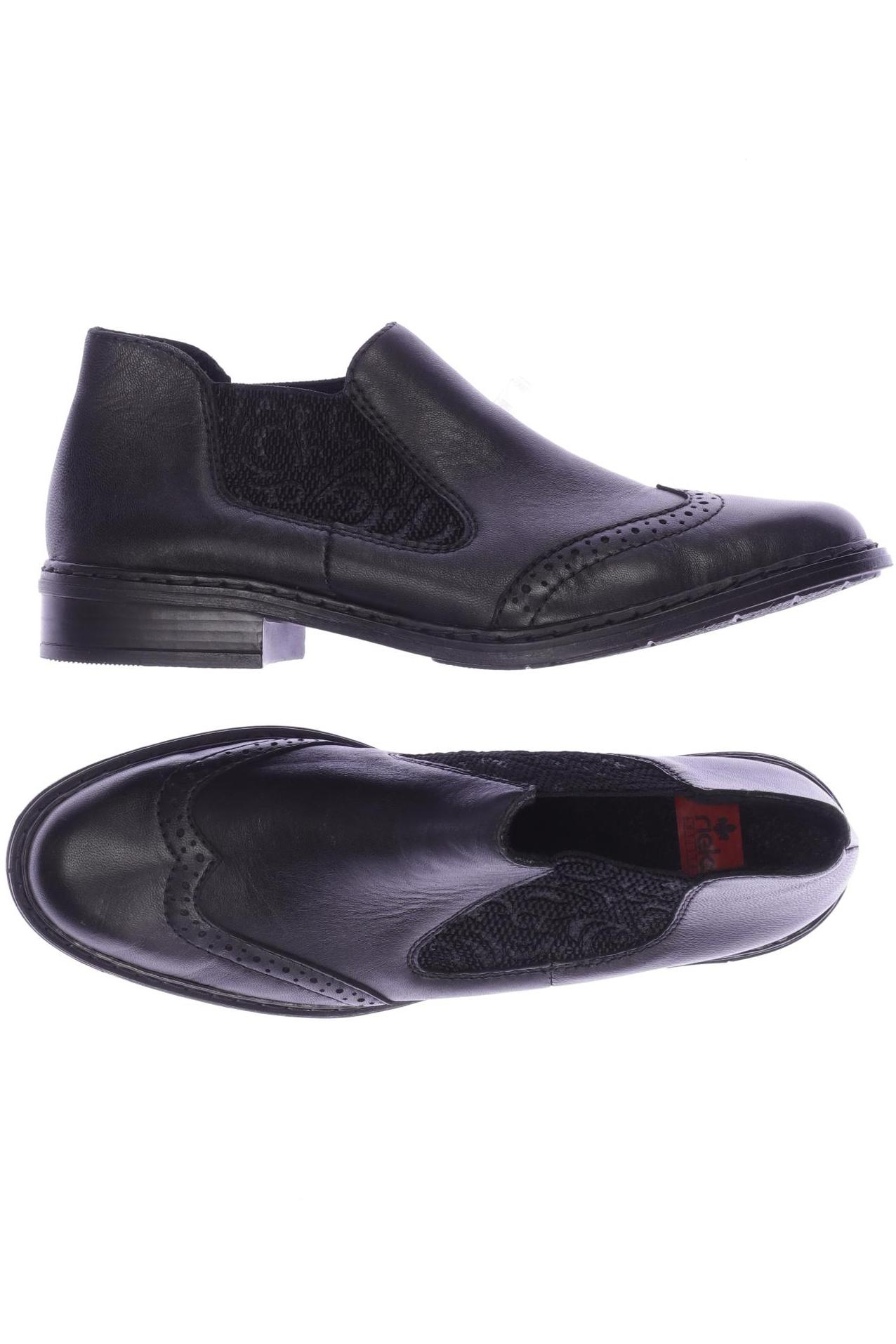

Rieker Damen Halbschuh, schwarz, Gr. 39