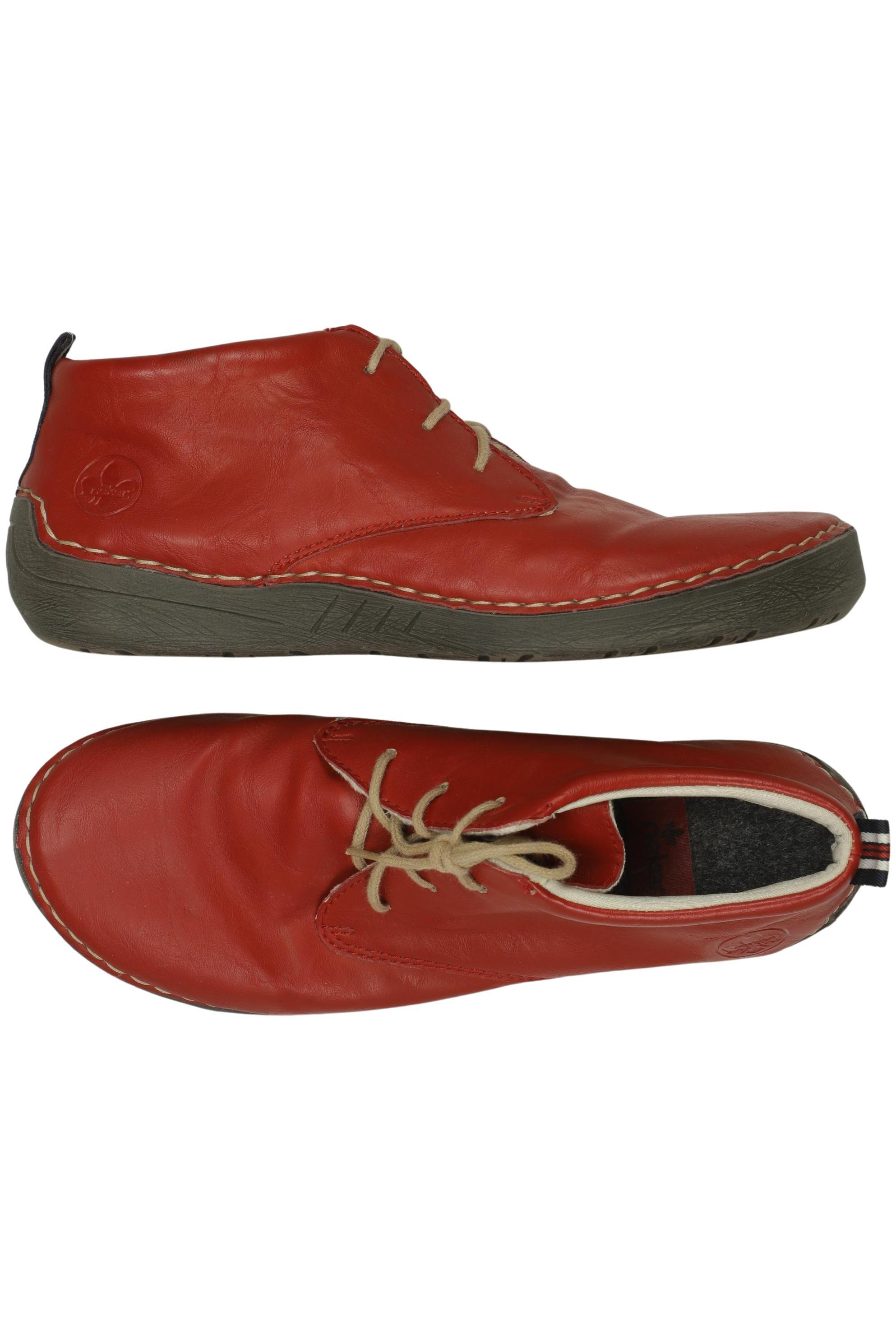 

Rieker Damen Halbschuh, rot, Gr. 39
