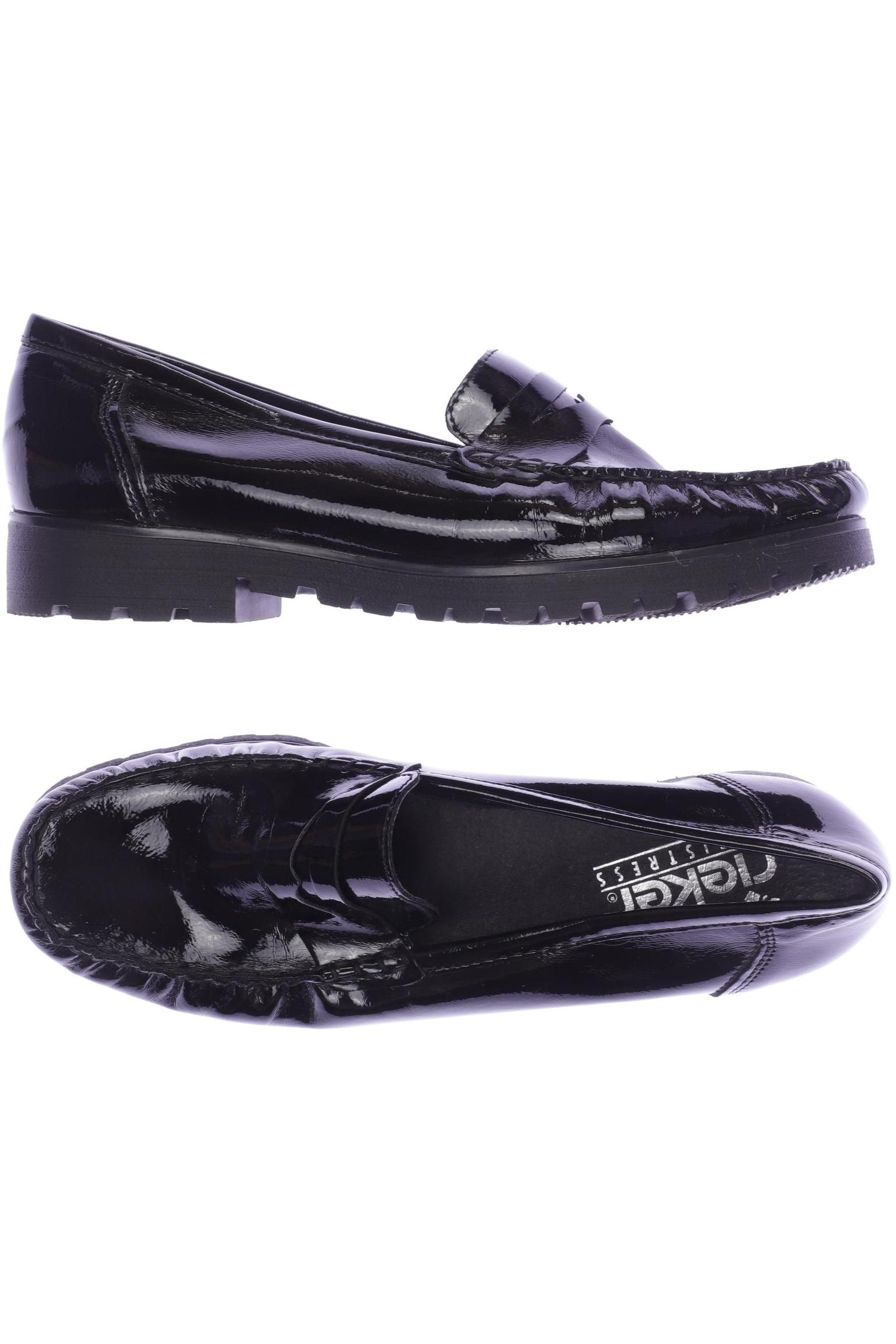 

Rieker Damen Halbschuh, schwarz, Gr. 39