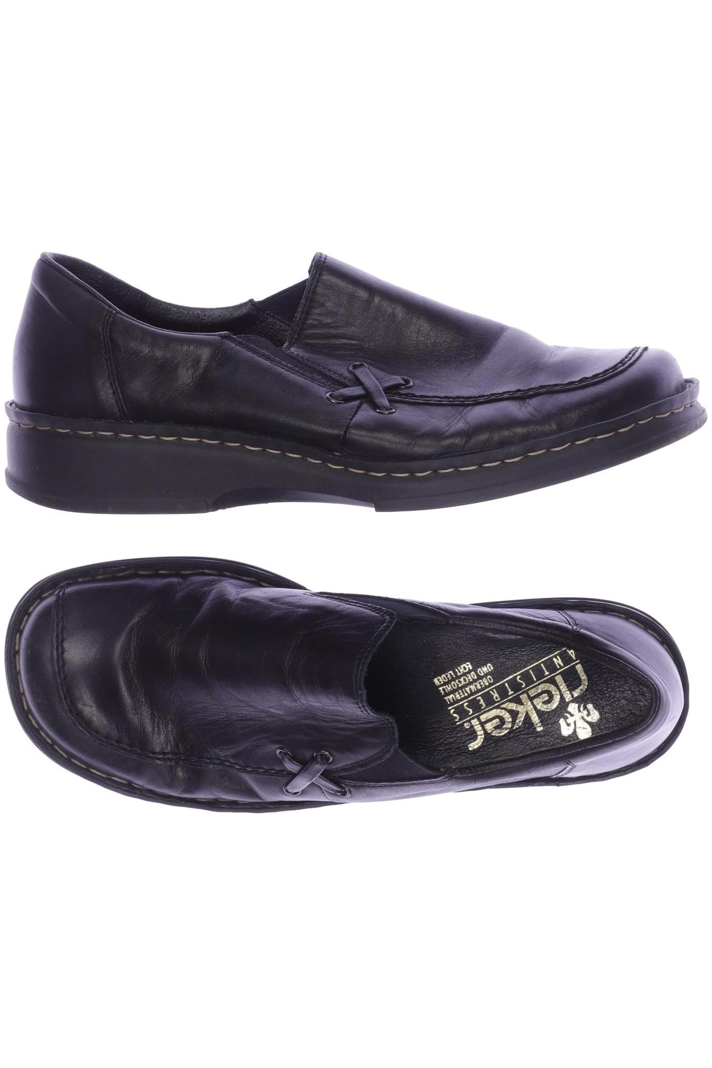 

Rieker Damen Halbschuh, schwarz, Gr. 39
