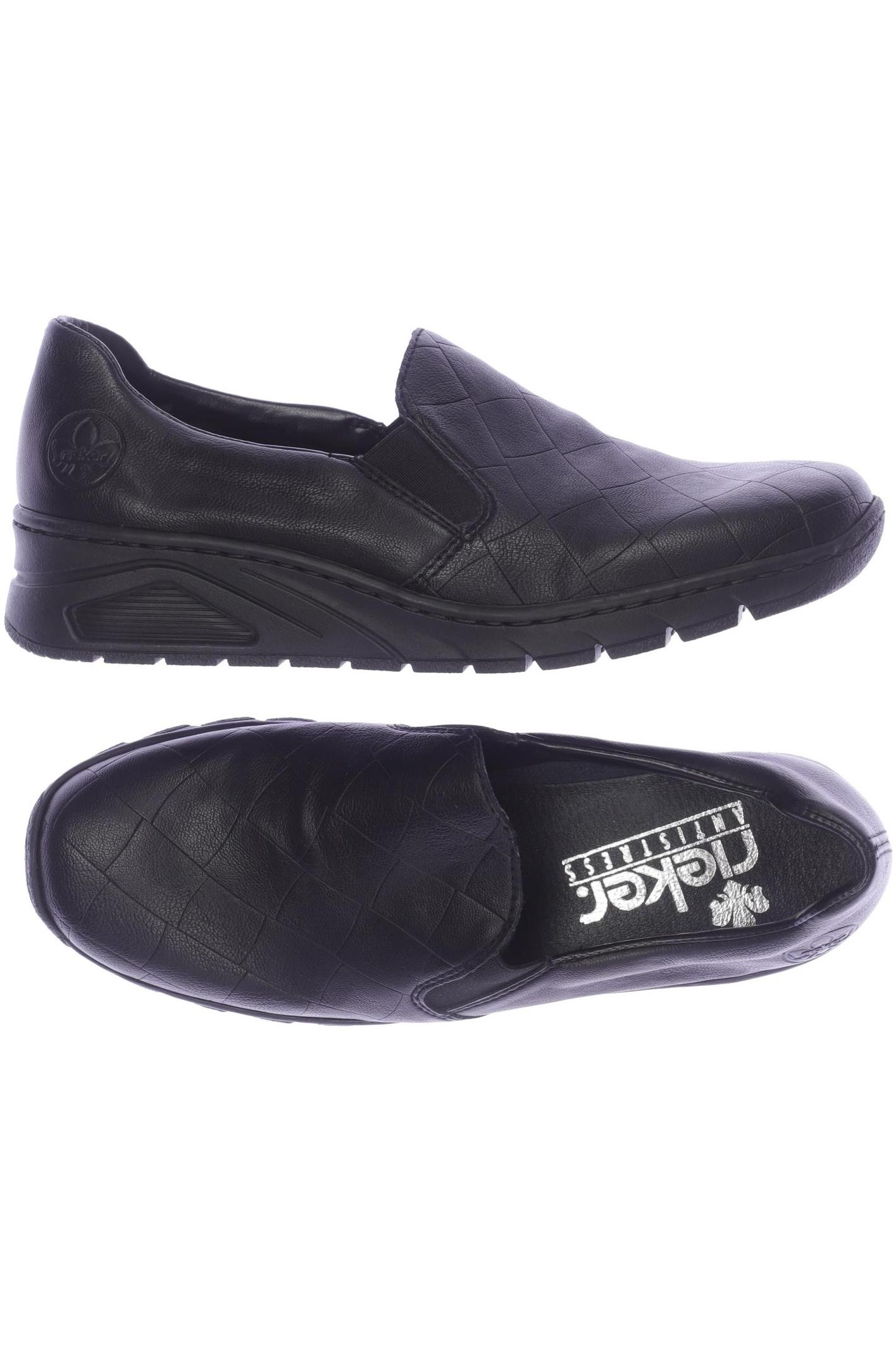 

Rieker Damen Halbschuh, schwarz, Gr. 36
