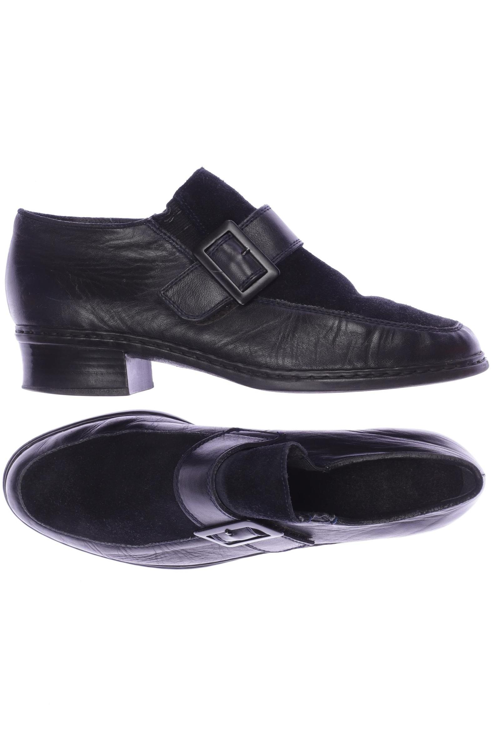 

Rieker Damen Halbschuh, schwarz, Gr. 7