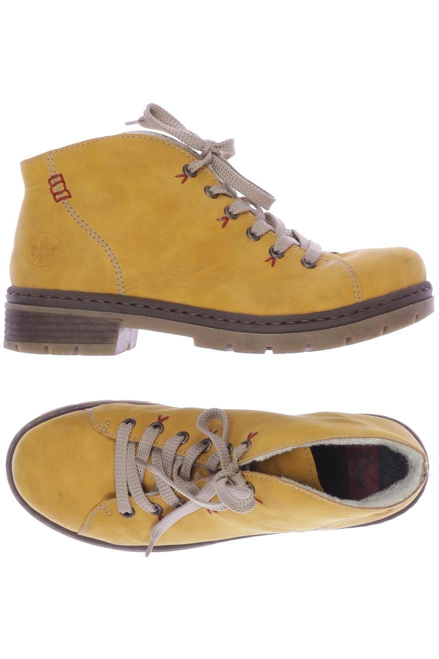

Rieker Damen Halbschuh, orange, Gr. 38