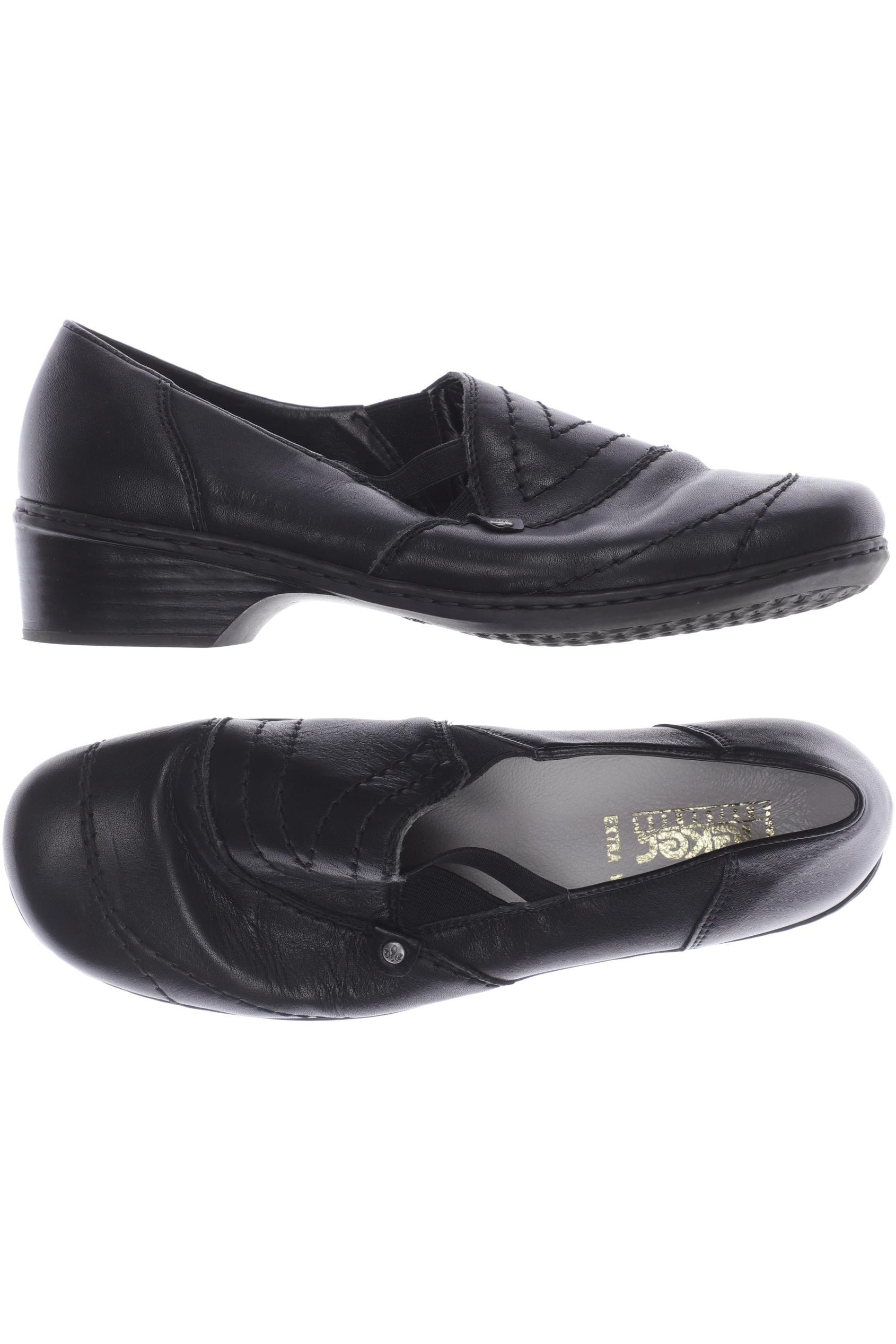 

Rieker Damen Halbschuh, schwarz, Gr. 38