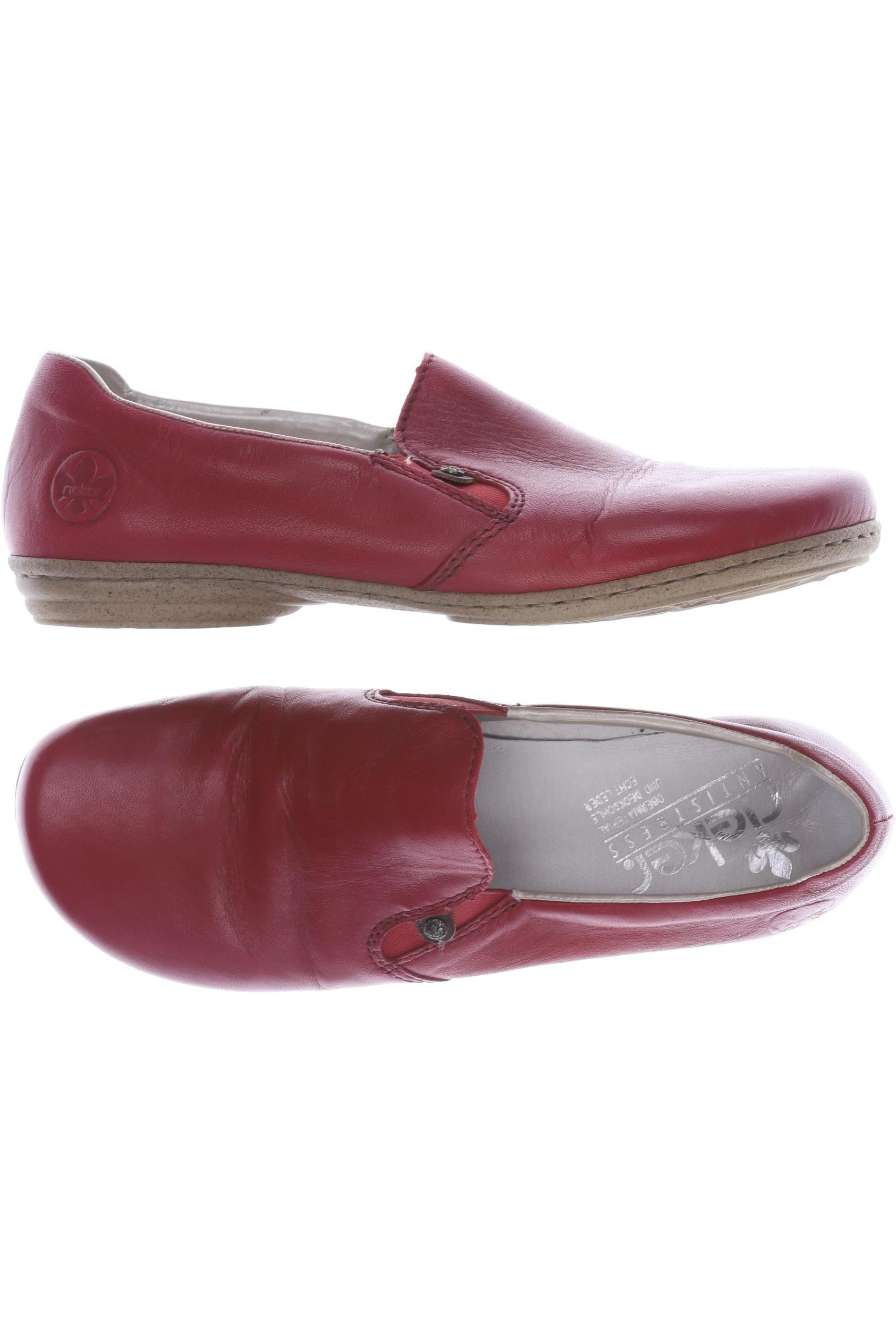 

Rieker Damen Halbschuh, rot, Gr. 39