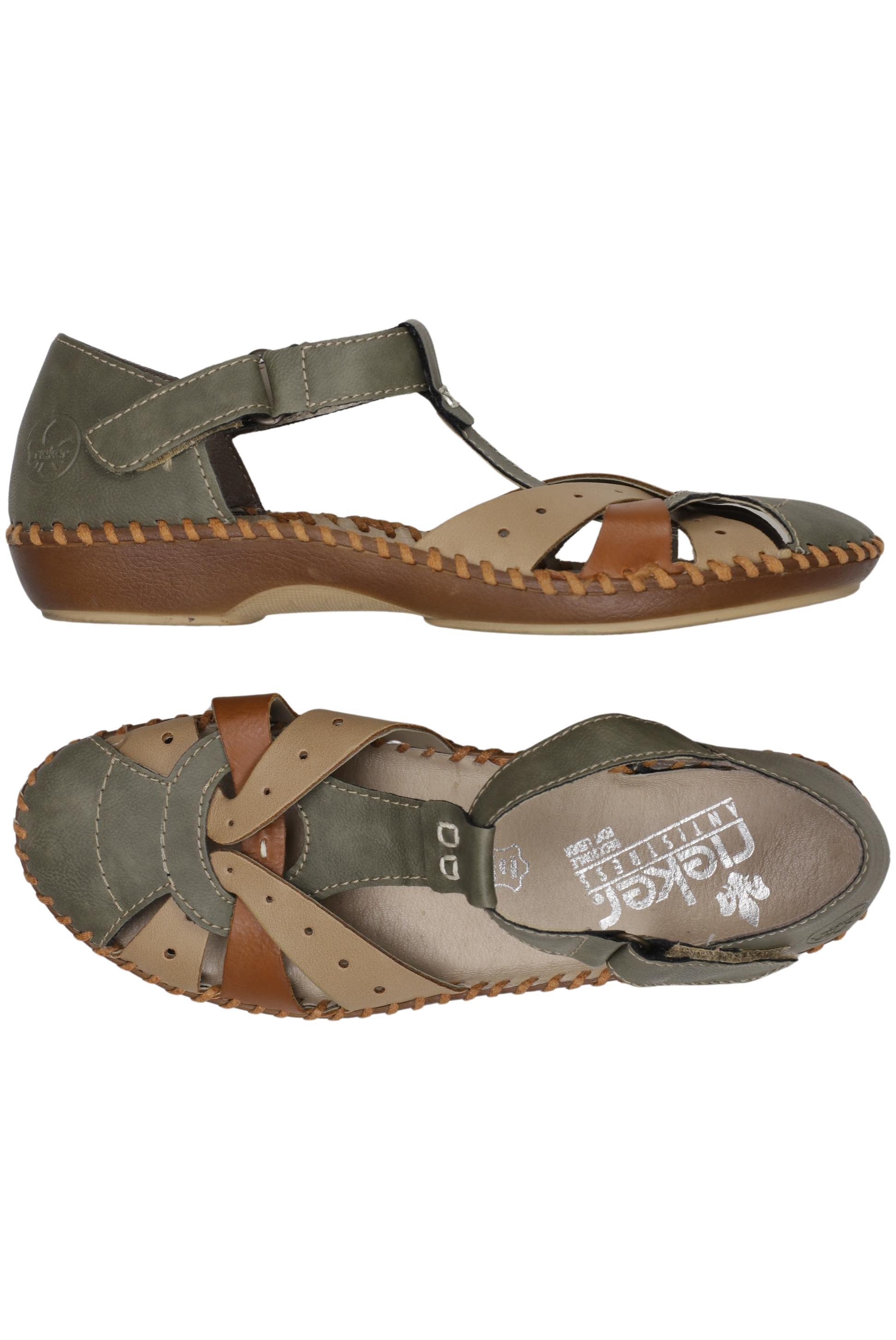 

Rieker Damen Halbschuh, grün, Gr. 39