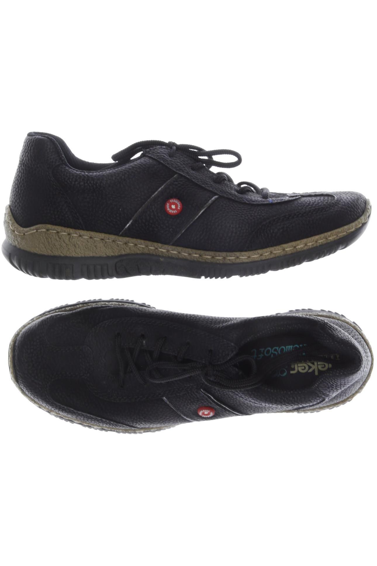 

Rieker Damen Halbschuh, schwarz, Gr. 38