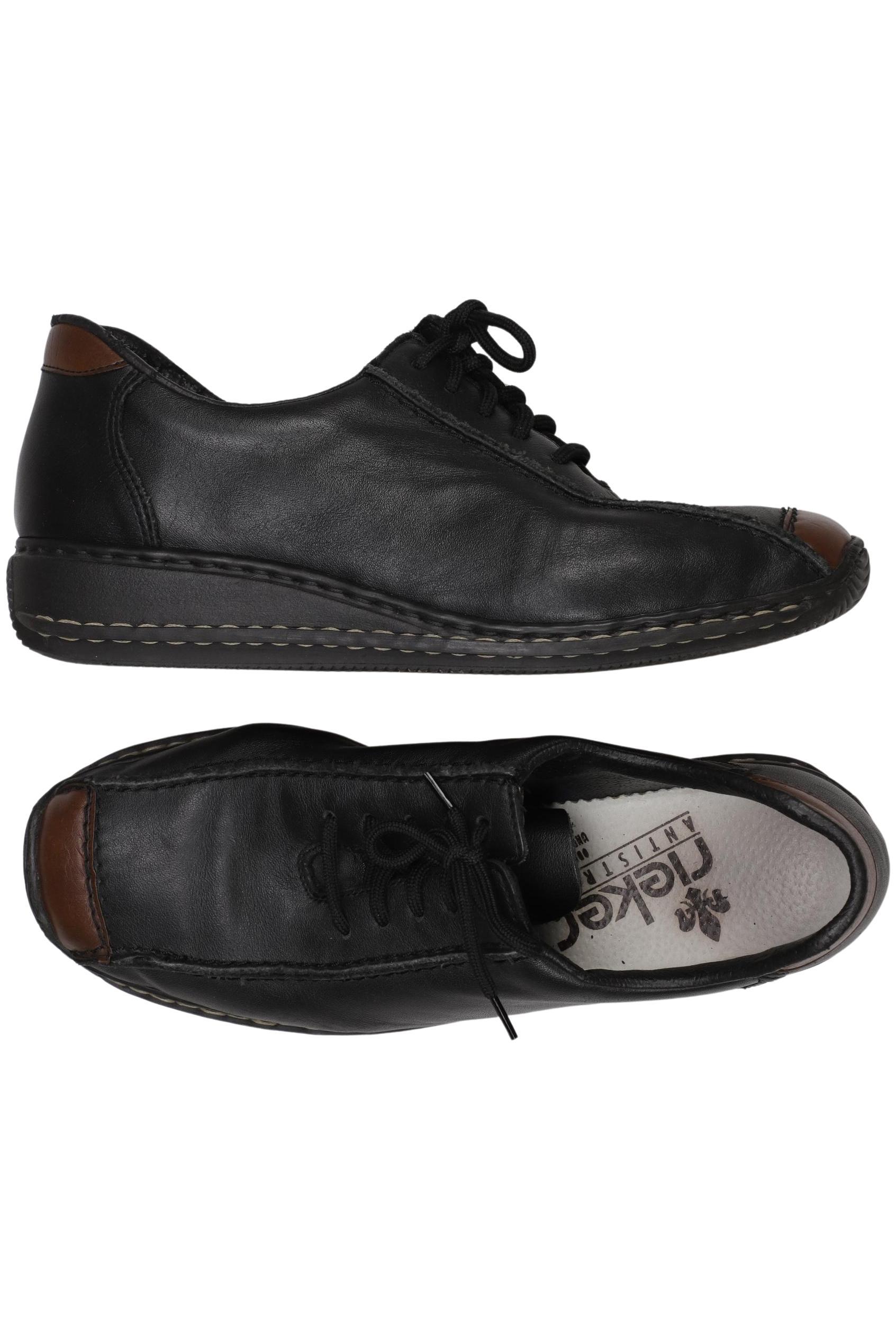 

Rieker Damen Halbschuh, schwarz, Gr. 38