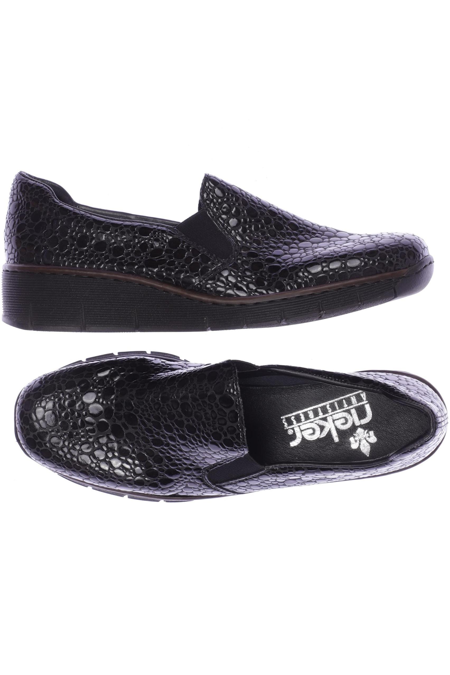 

Rieker Damen Halbschuh, schwarz, Gr. 39
