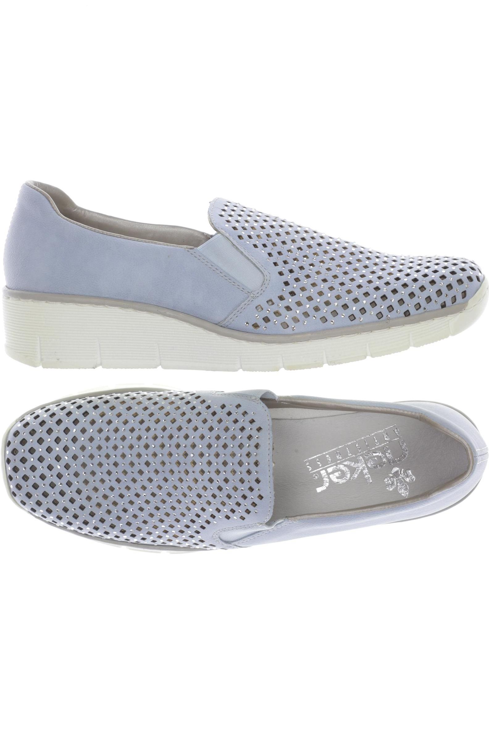 

Rieker Damen Halbschuh, hellblau, Gr. 38