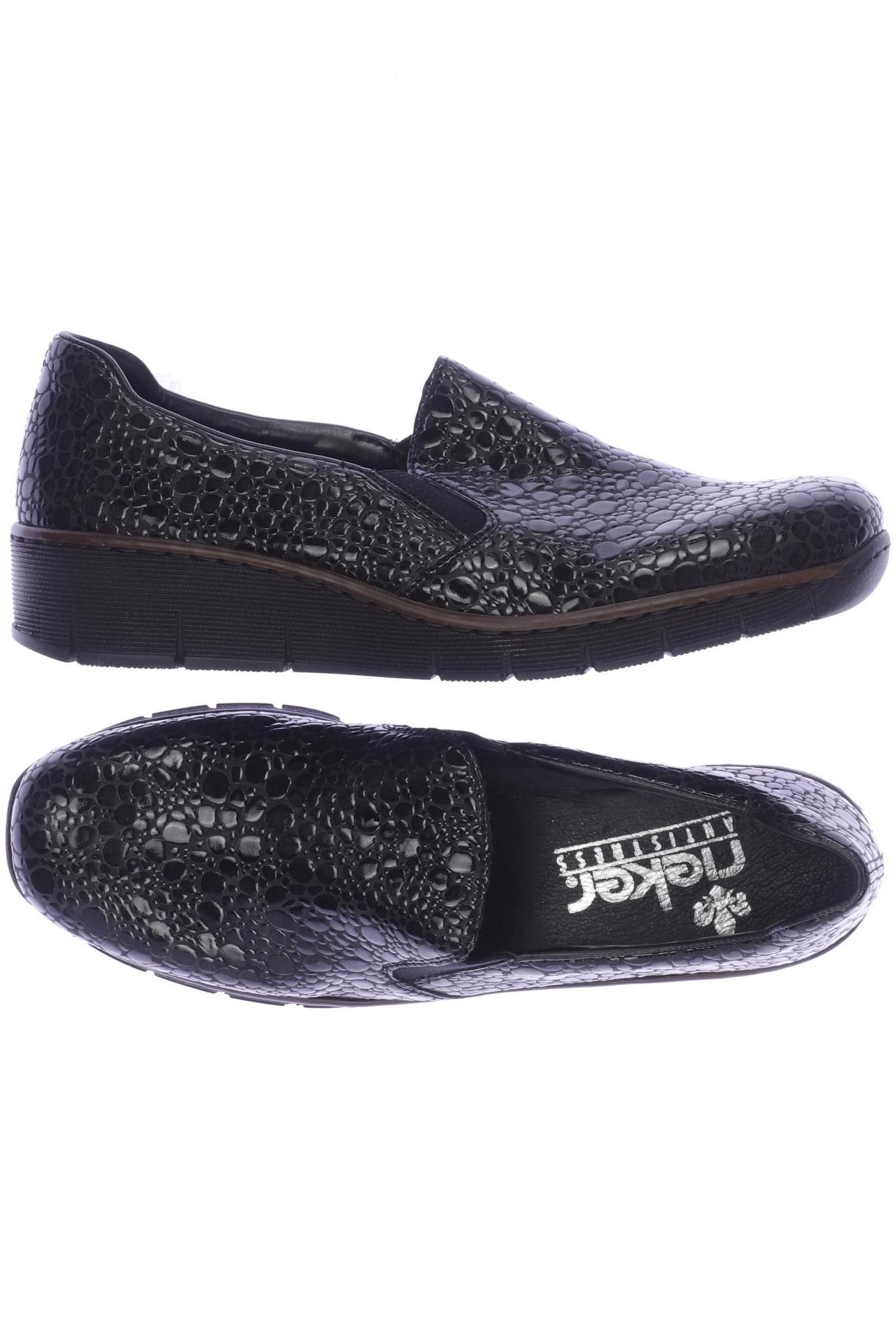 

Rieker Damen Halbschuh, schwarz, Gr. 39
