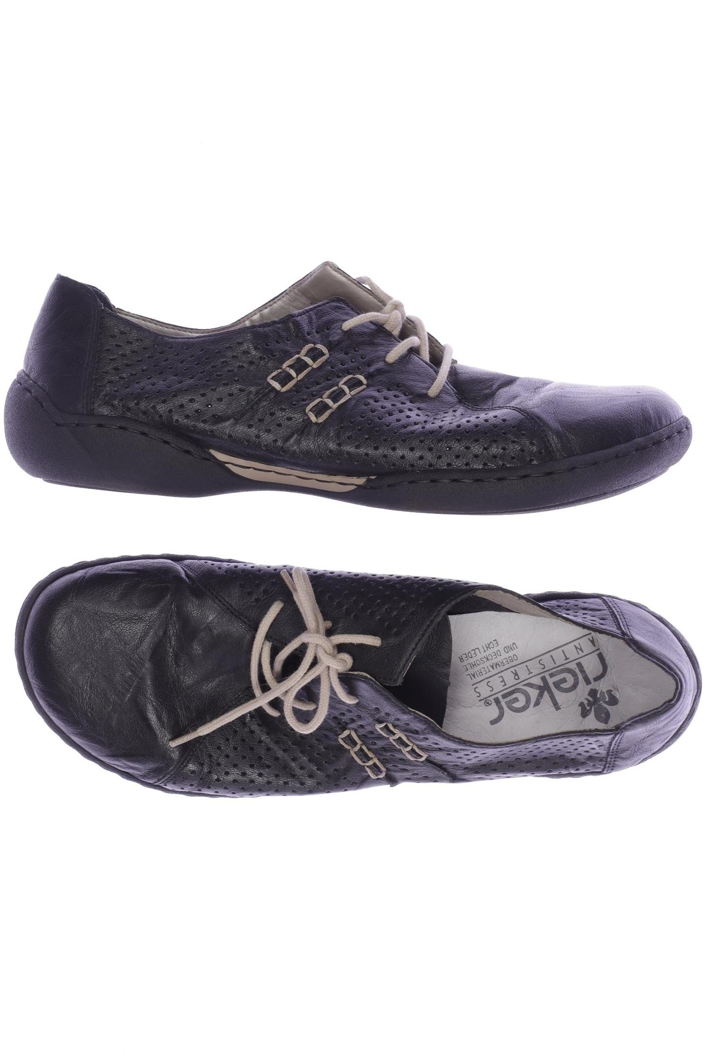 

Rieker Damen Halbschuh, schwarz, Gr. 41