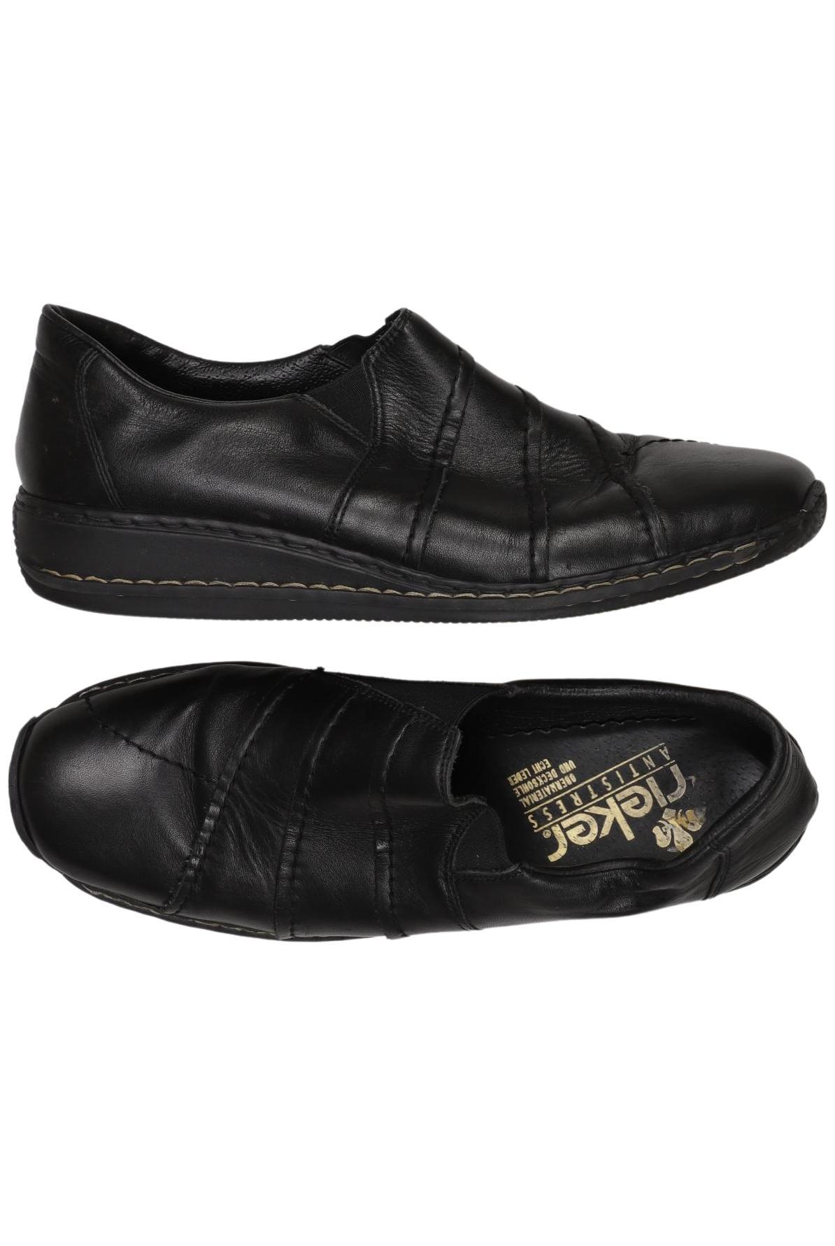 

Rieker Damen Halbschuh, schwarz, Gr. 40