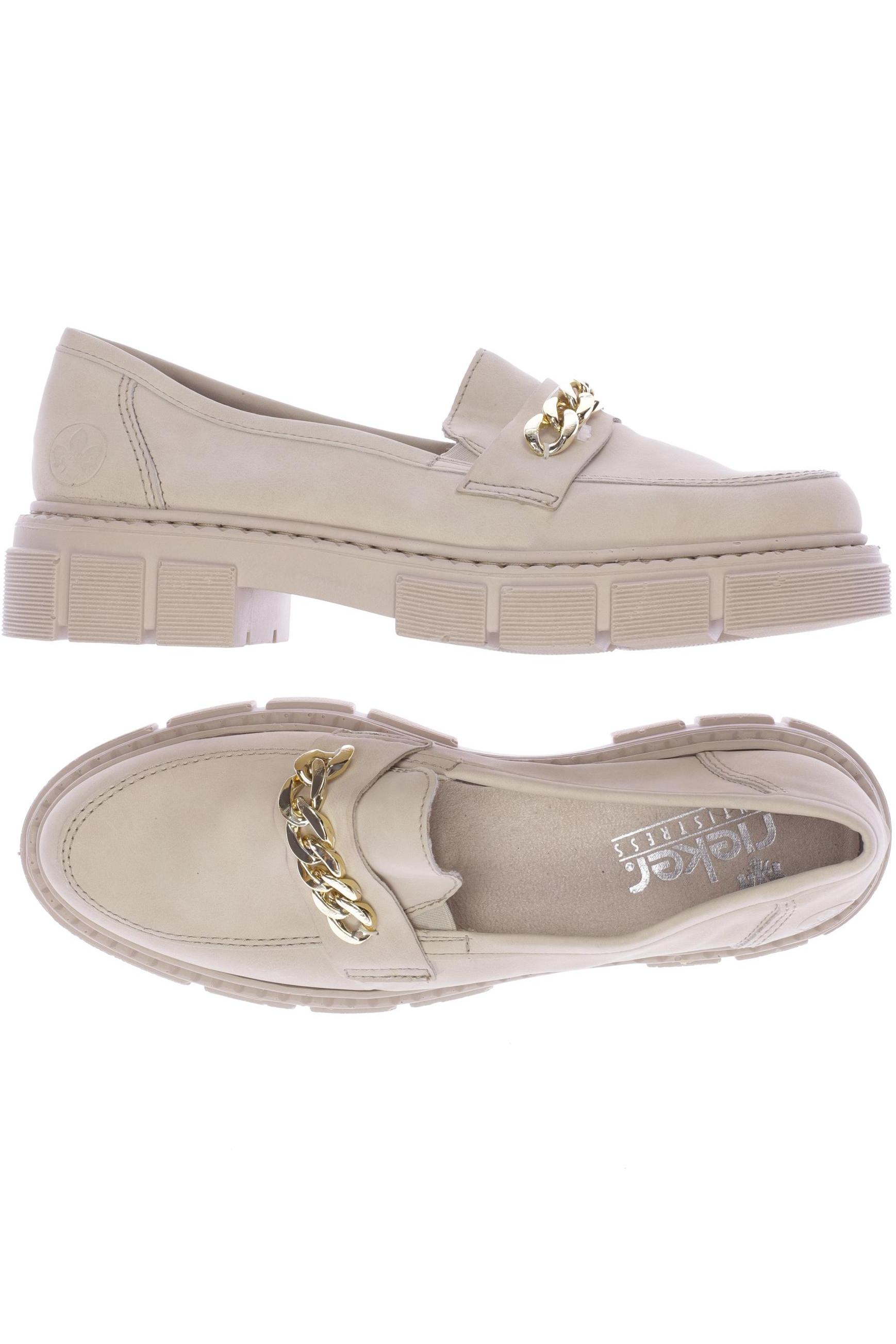 

Rieker Damen Halbschuh, beige, Gr. 41