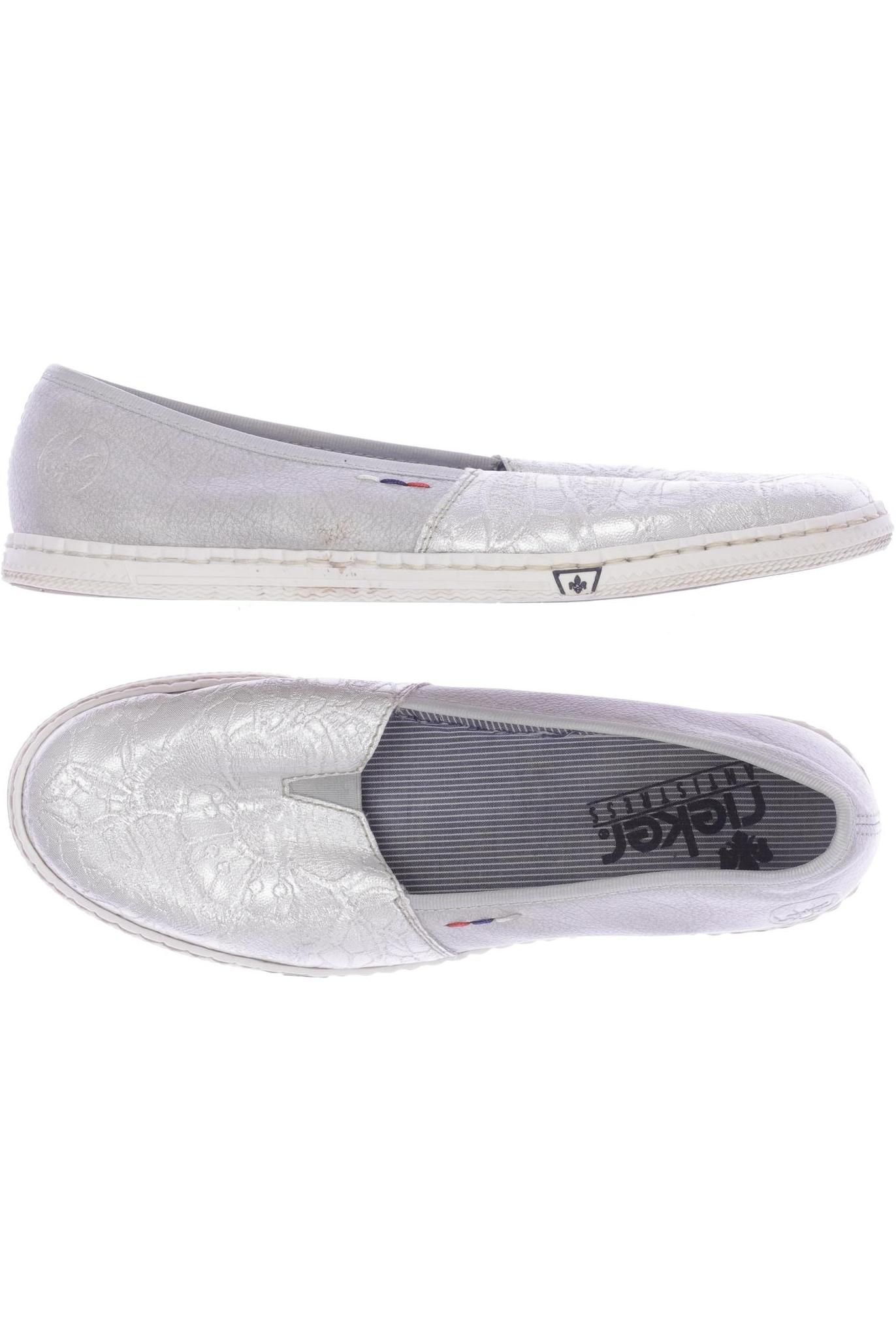 

Rieker Damen Halbschuh, silber, Gr. 38