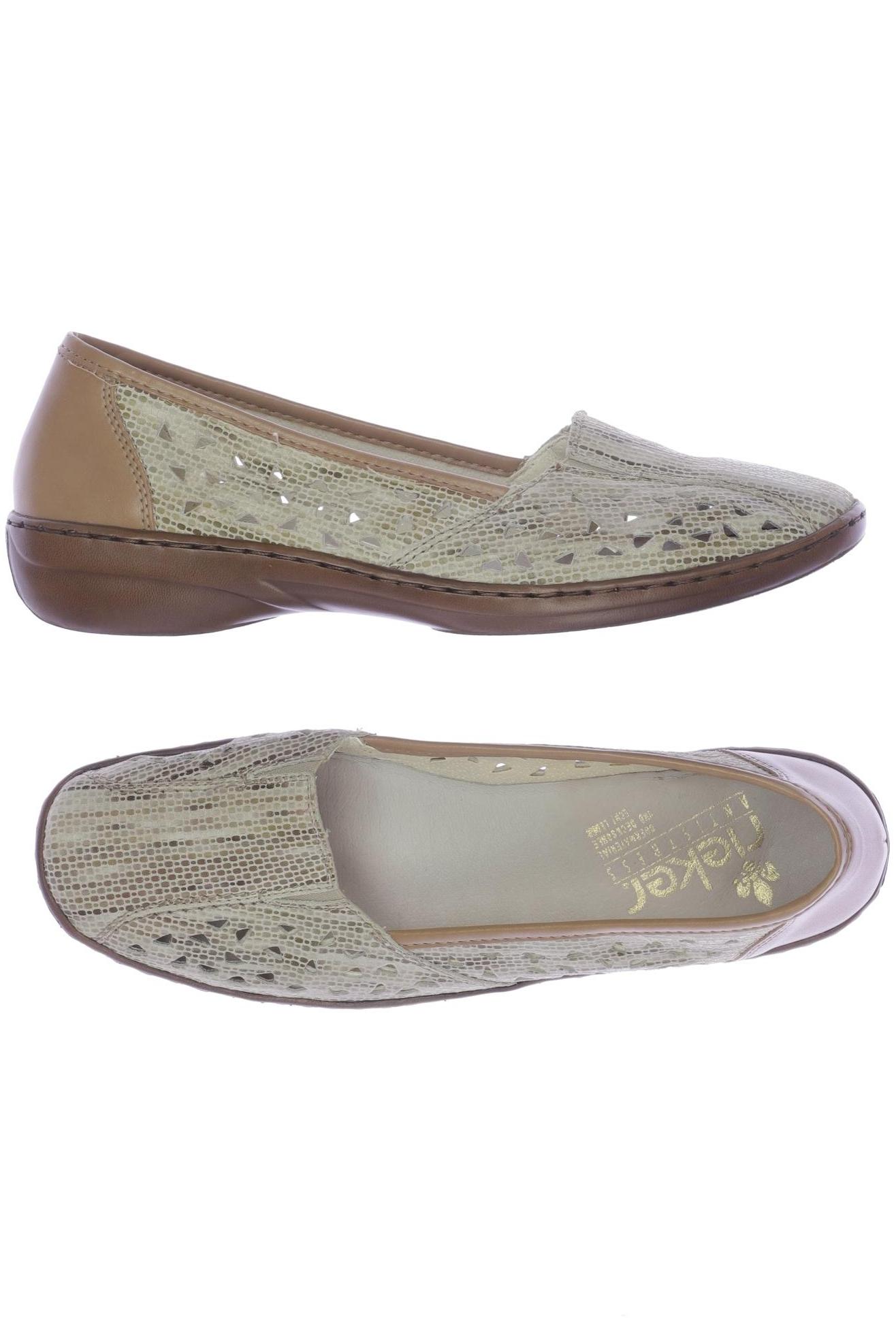 

Rieker Damen Halbschuh, beige, Gr. 41