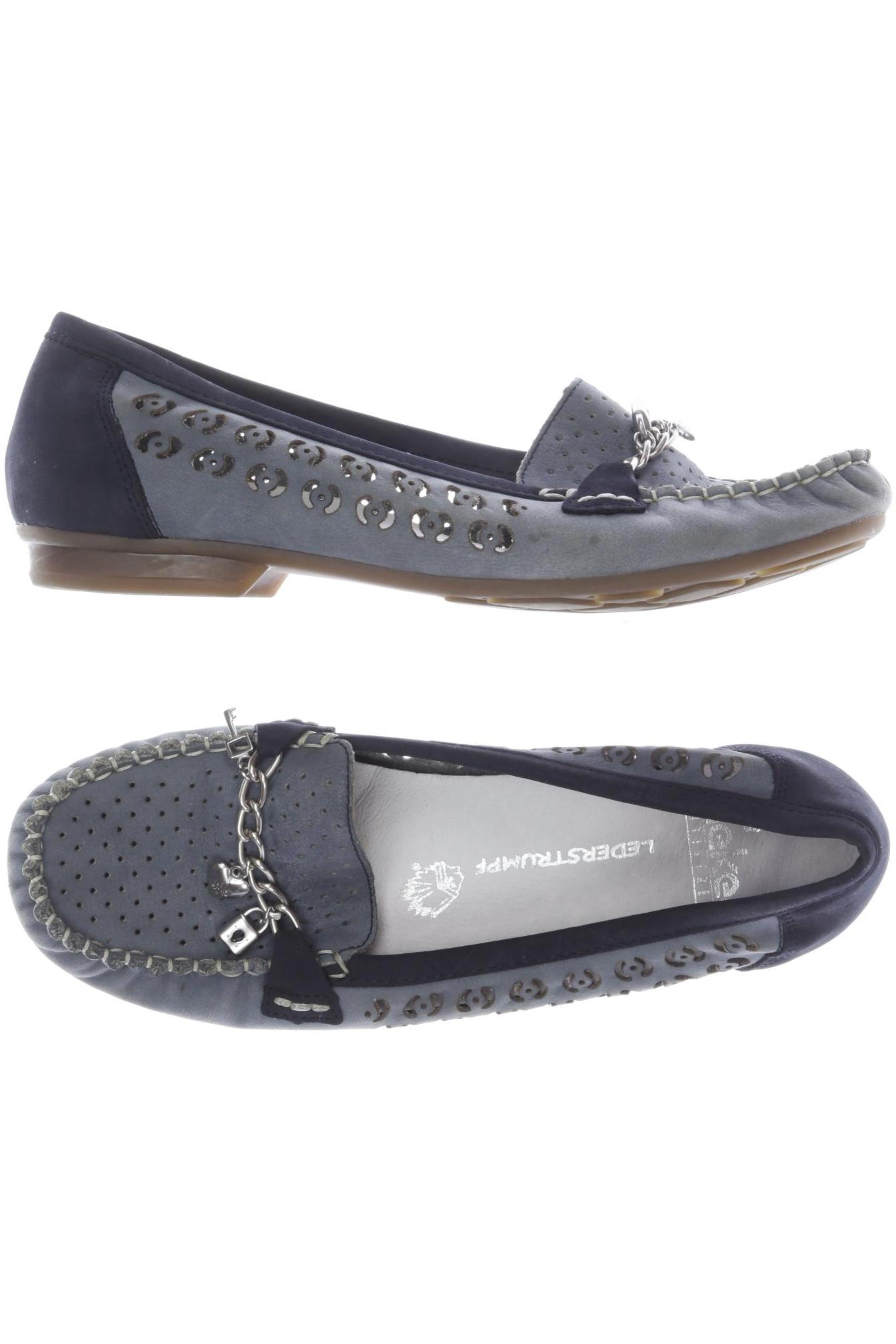 

Rieker Damen Halbschuh, blau, Gr. 38