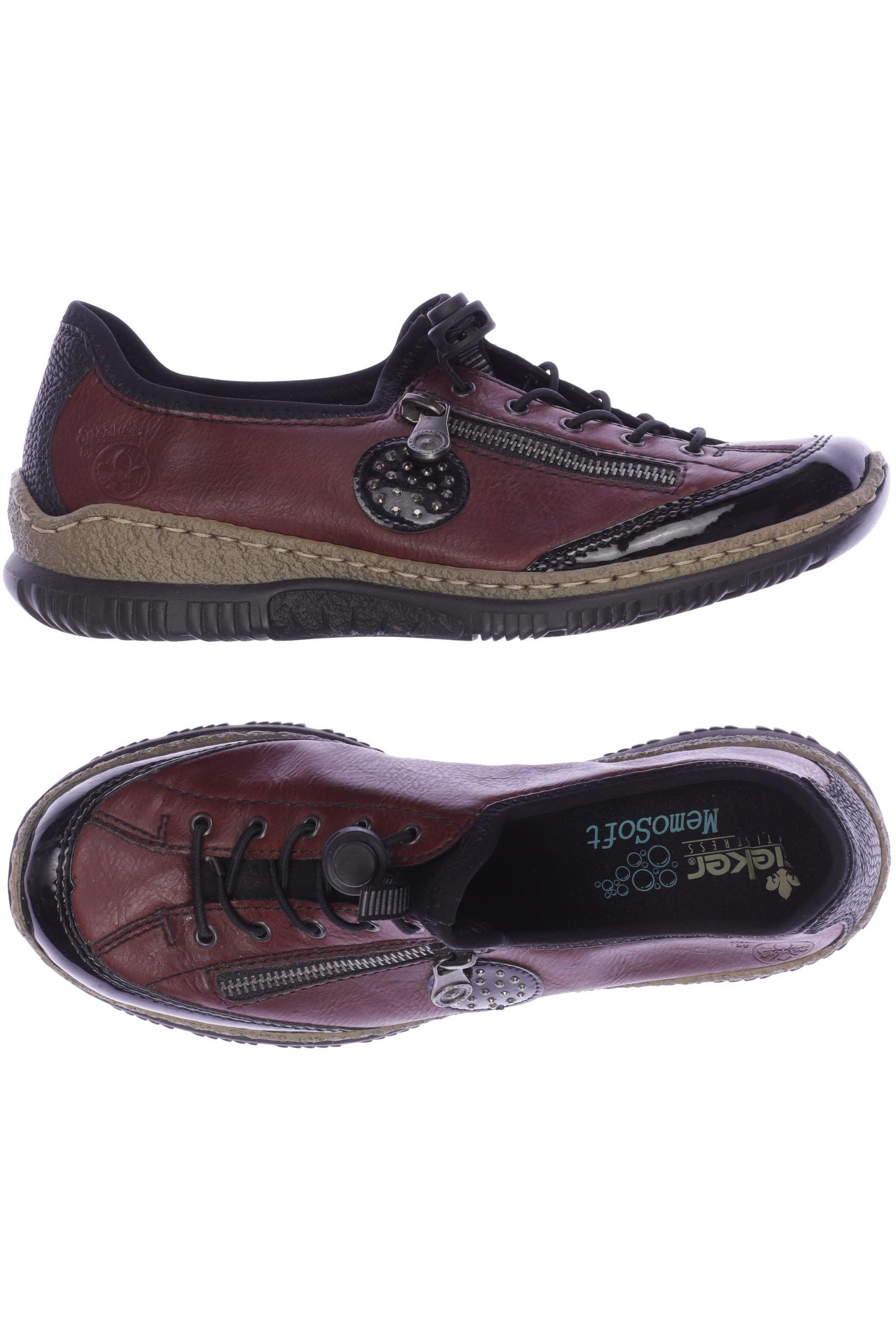 

Rieker Damen Halbschuh, bordeaux, Gr. 38