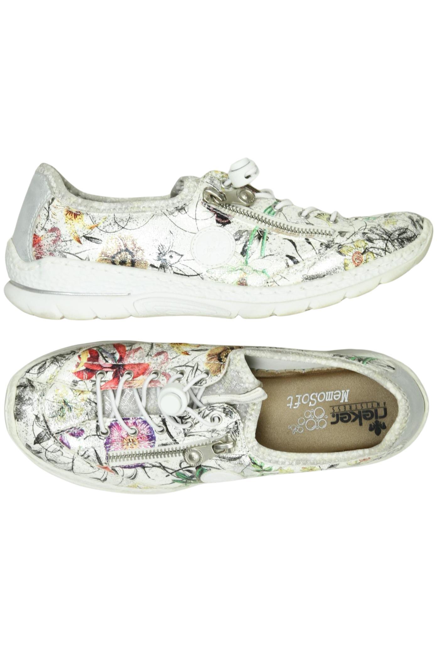 

Rieker Damen Halbschuh, silber, Gr. 39