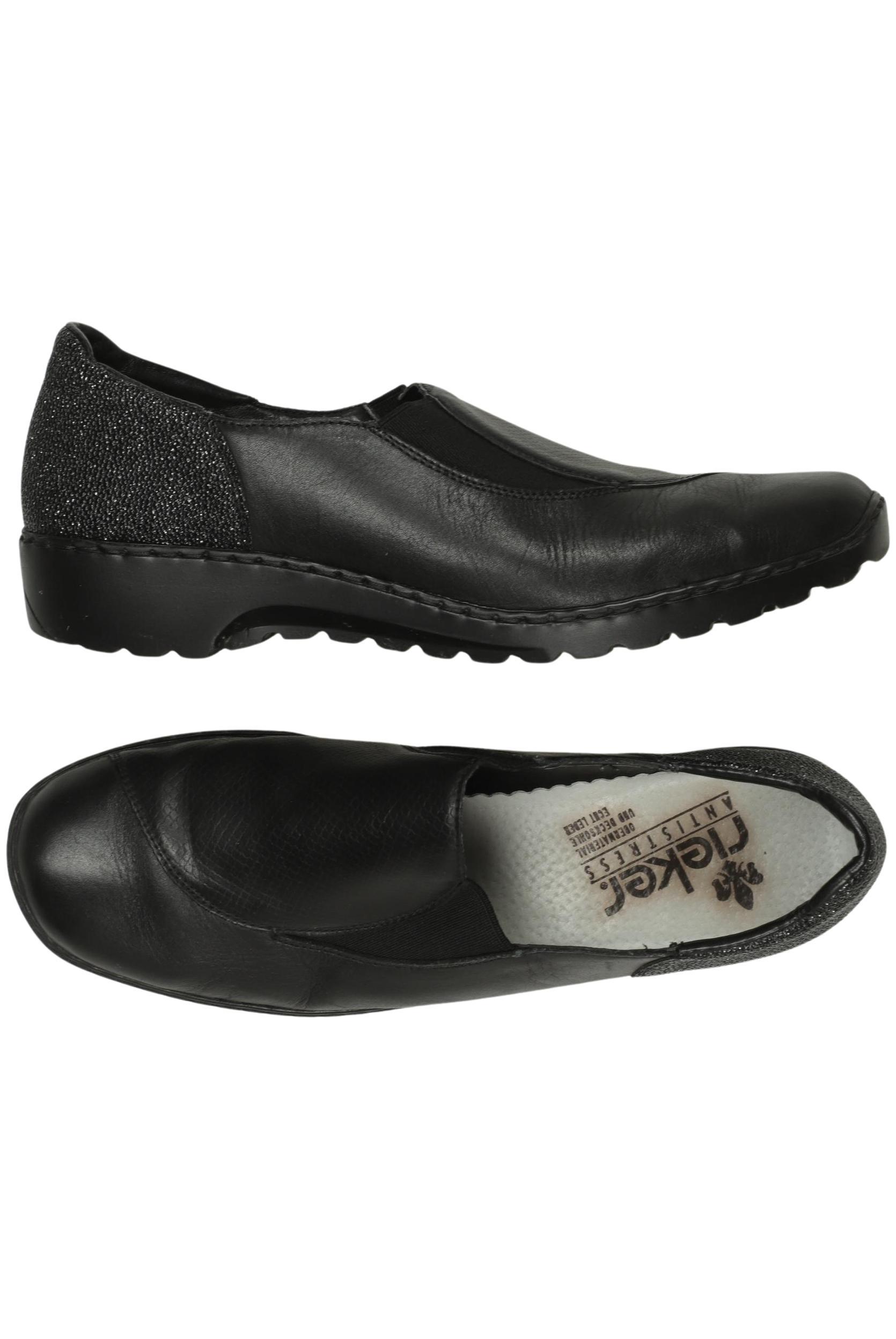 

Rieker Damen Halbschuh, schwarz, Gr. 40