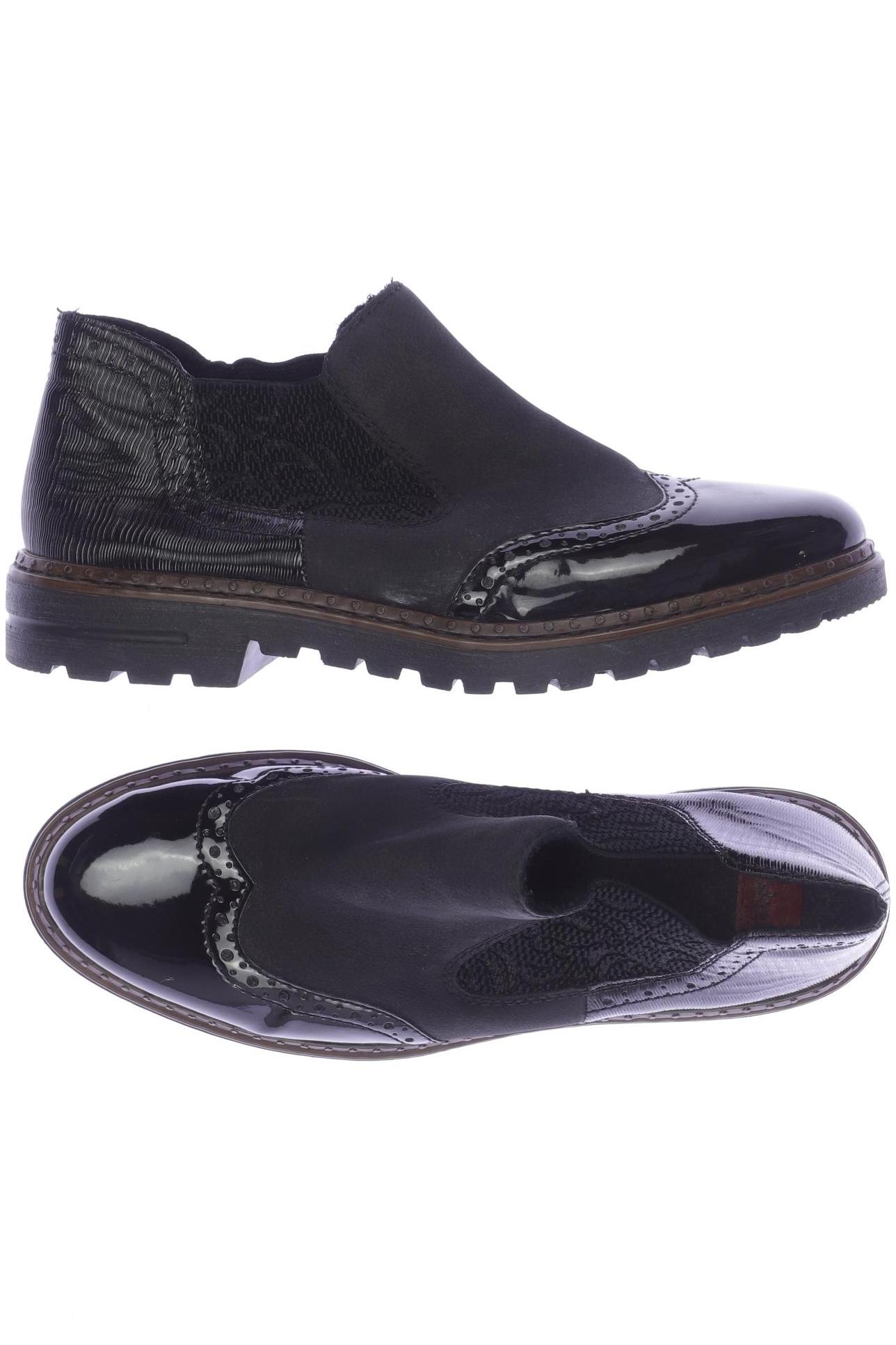 

Rieker Damen Halbschuh, schwarz, Gr. 39