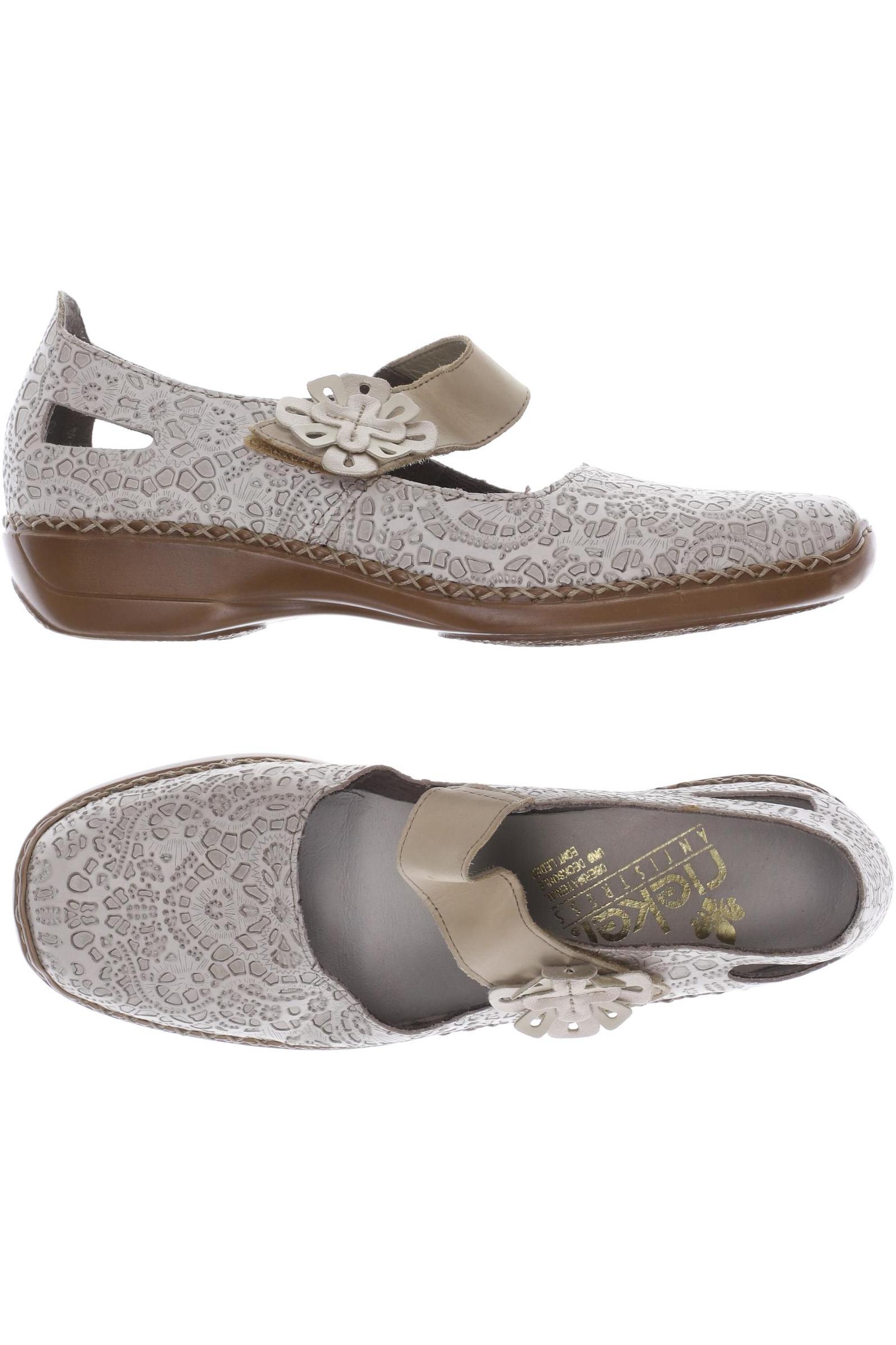

Rieker Damen Halbschuh, beige, Gr. 38