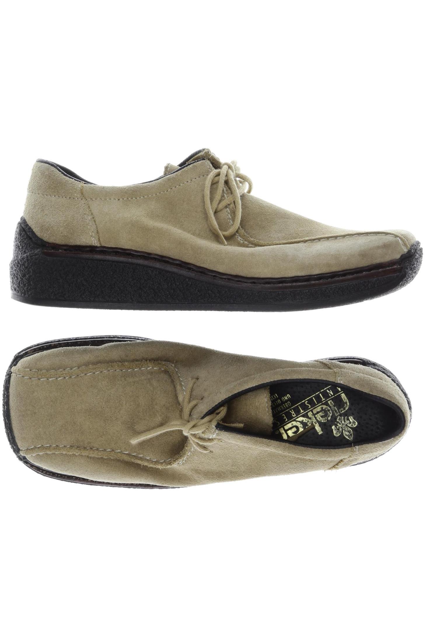 

Rieker Damen Halbschuh, beige, Gr. 38