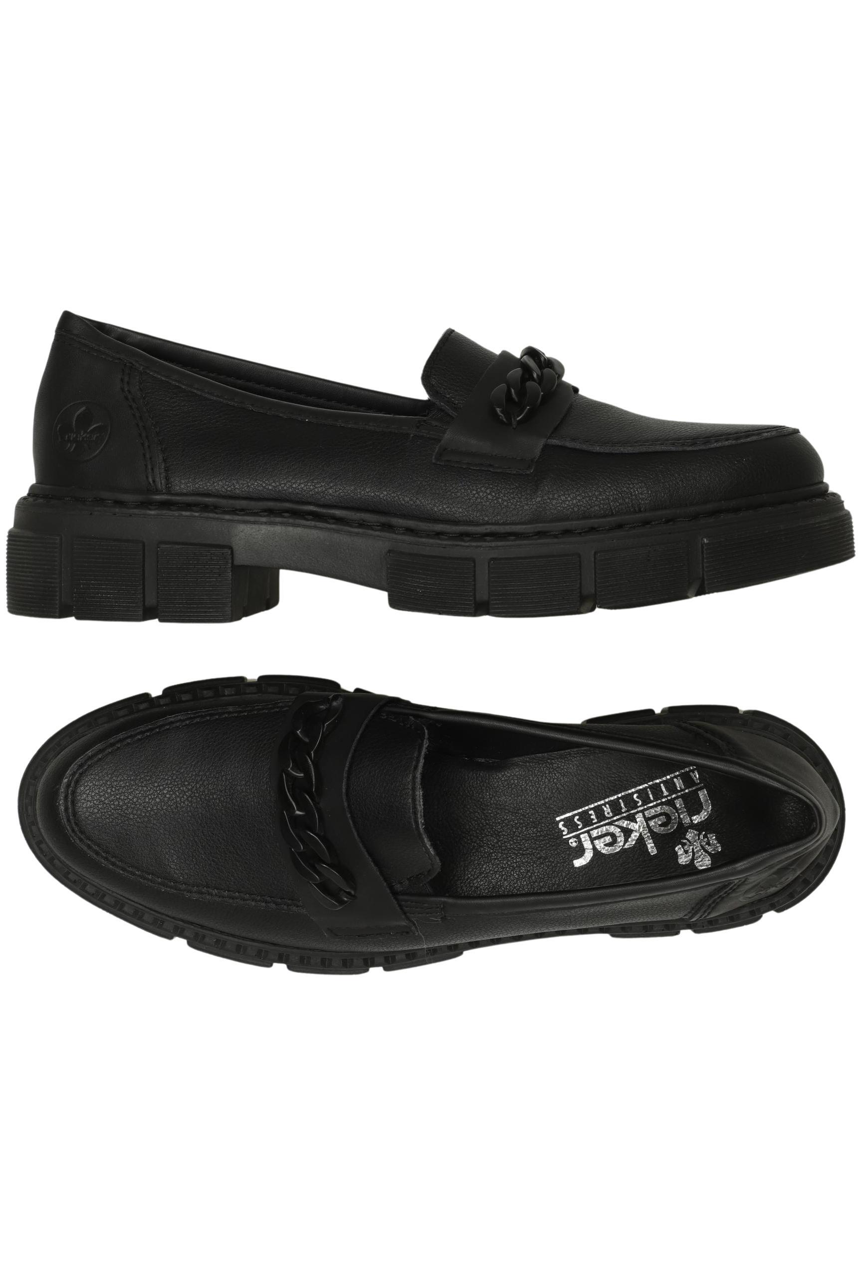 

Rieker Damen Halbschuh, schwarz, Gr. 41