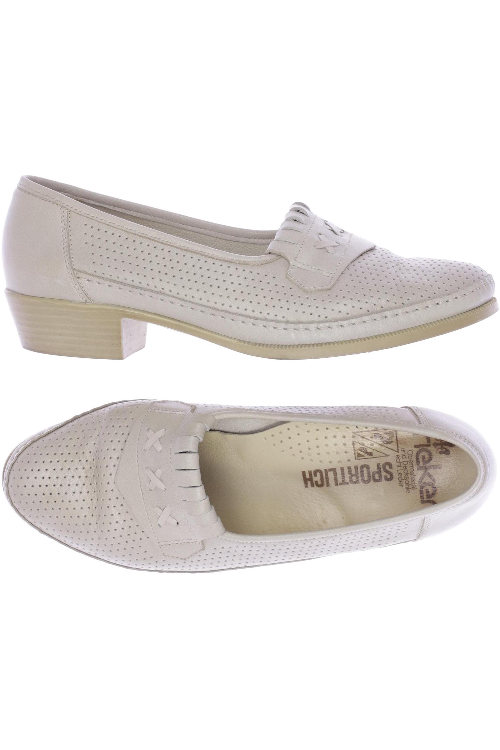 

Rieker Damen Halbschuh, beige, Gr. 6.5