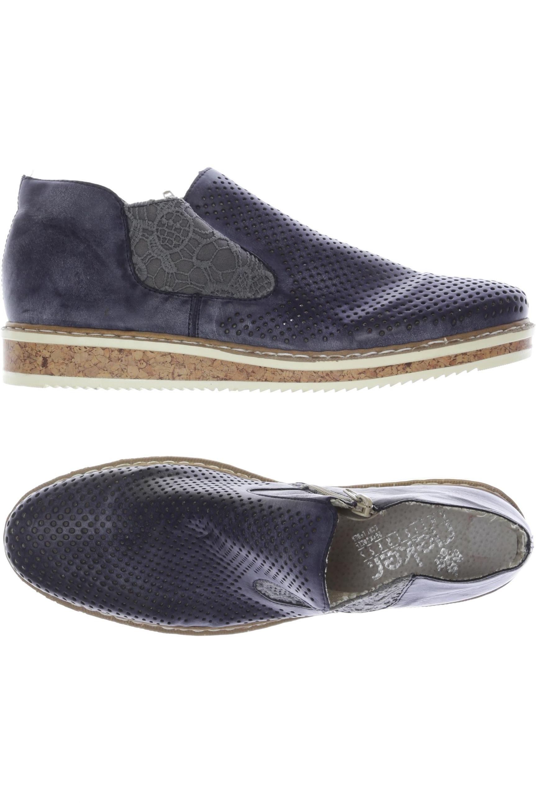 

Rieker Damen Halbschuh, marineblau, Gr. 42