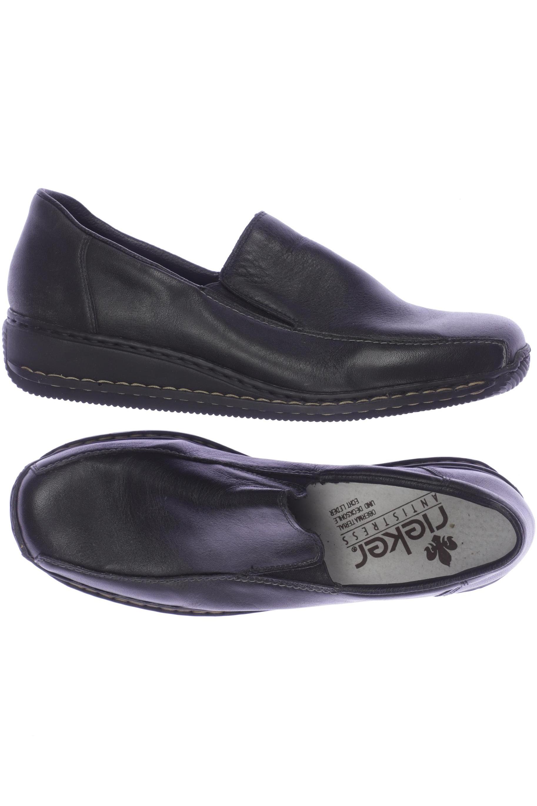 

Rieker Damen Halbschuh, schwarz, Gr. 39