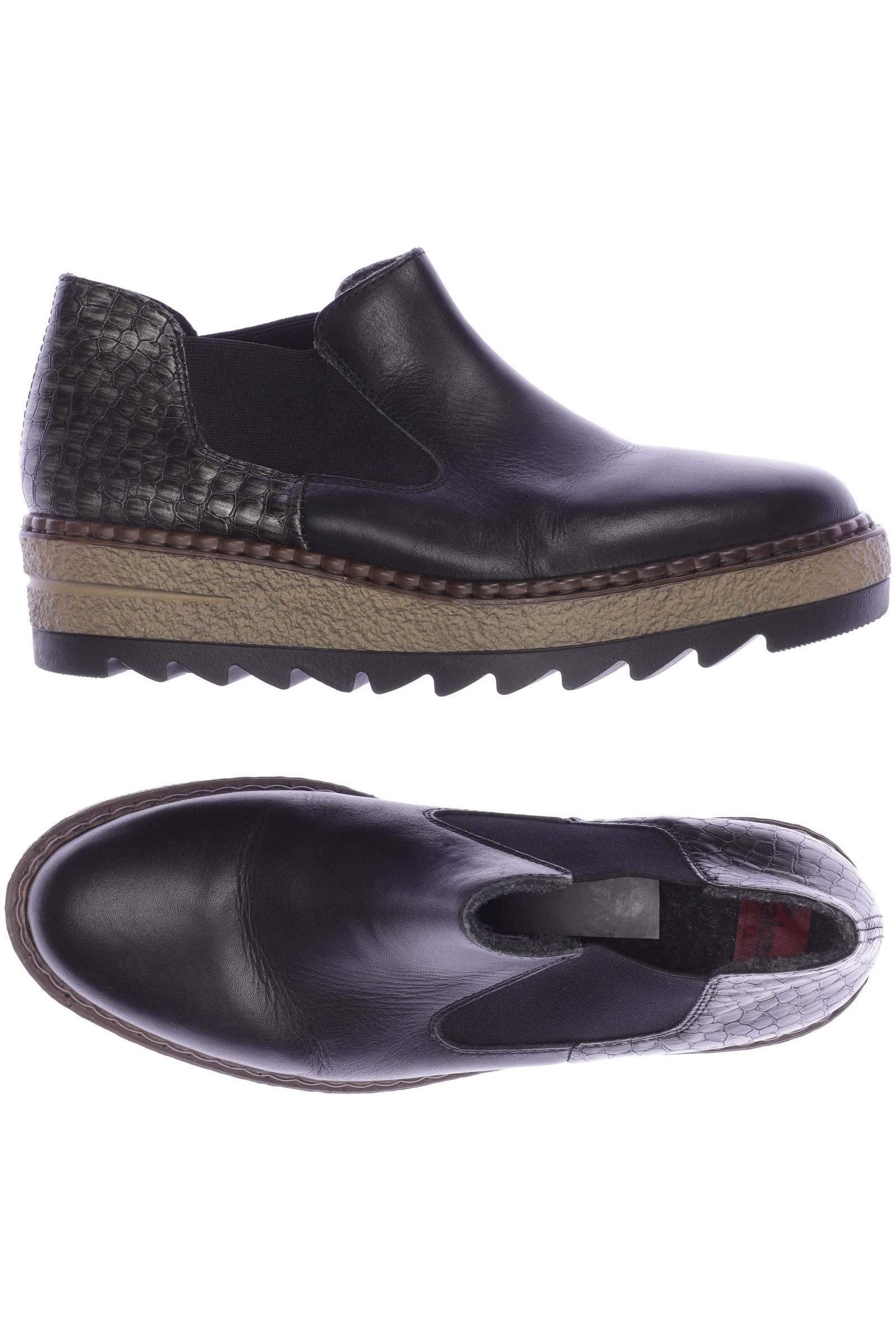 

Rieker Damen Halbschuh, schwarz, Gr. 36