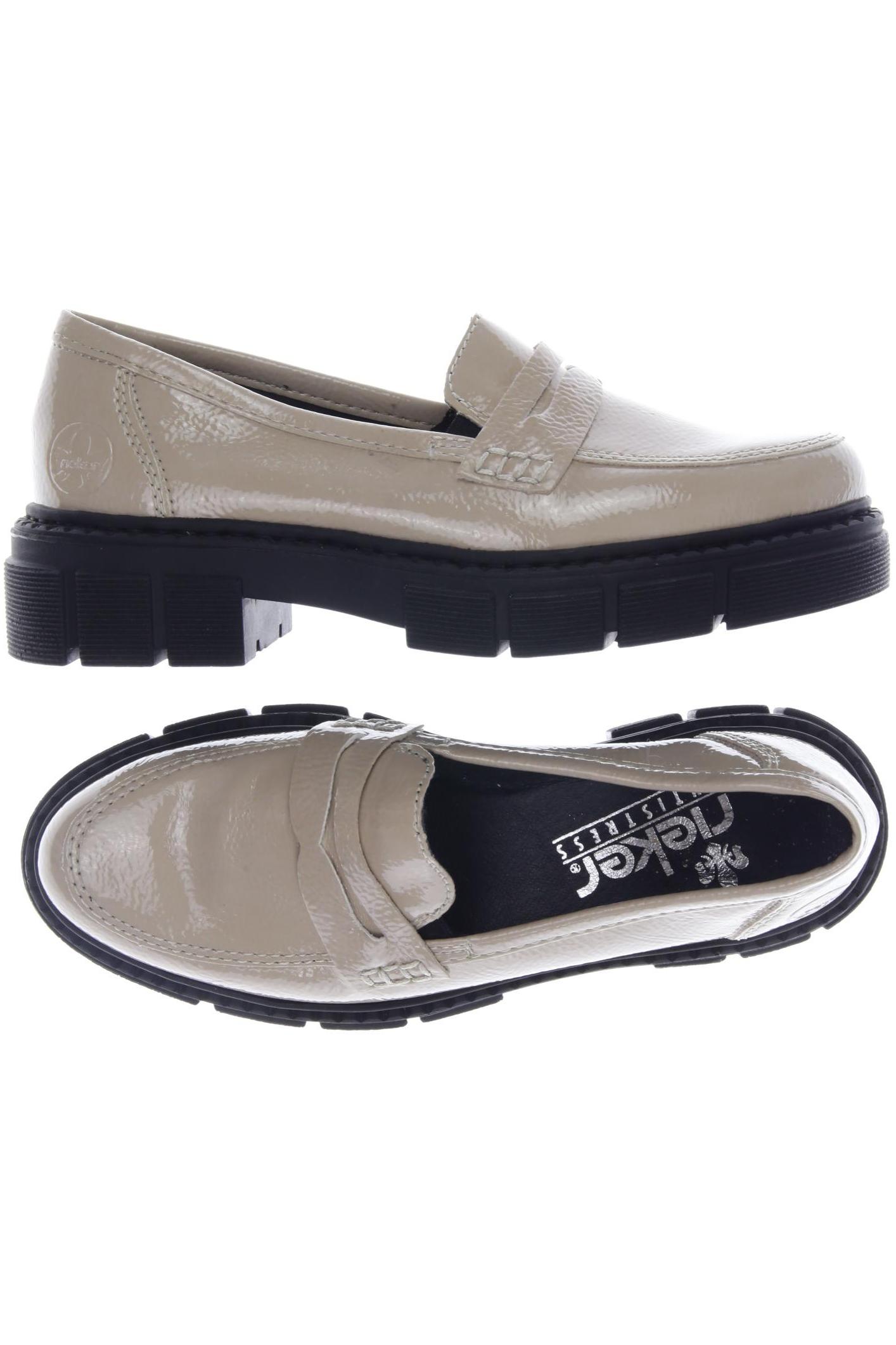 

Rieker Damen Halbschuh, beige, Gr. 36