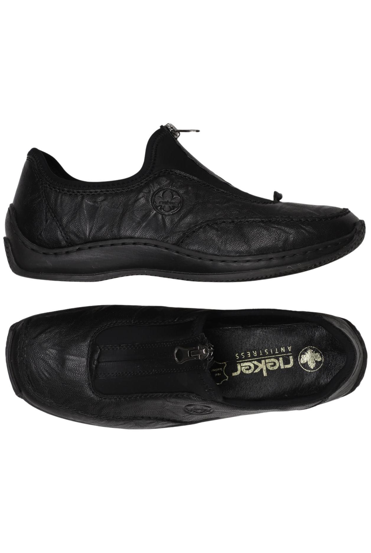 

Rieker Damen Halbschuh, schwarz, Gr. 39