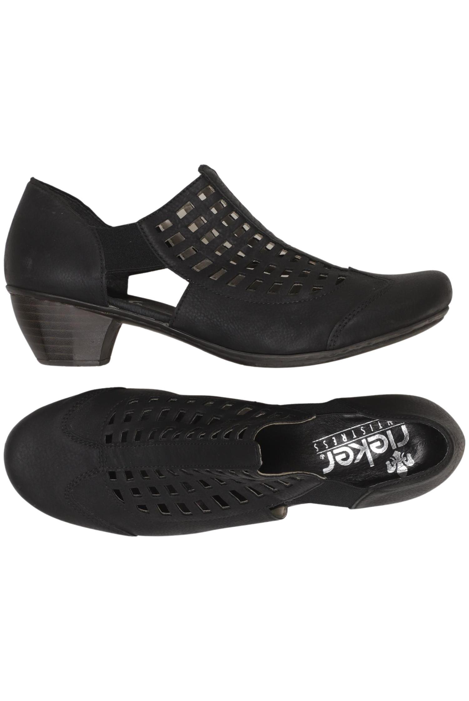 

Rieker Damen Halbschuh, schwarz, Gr. 39