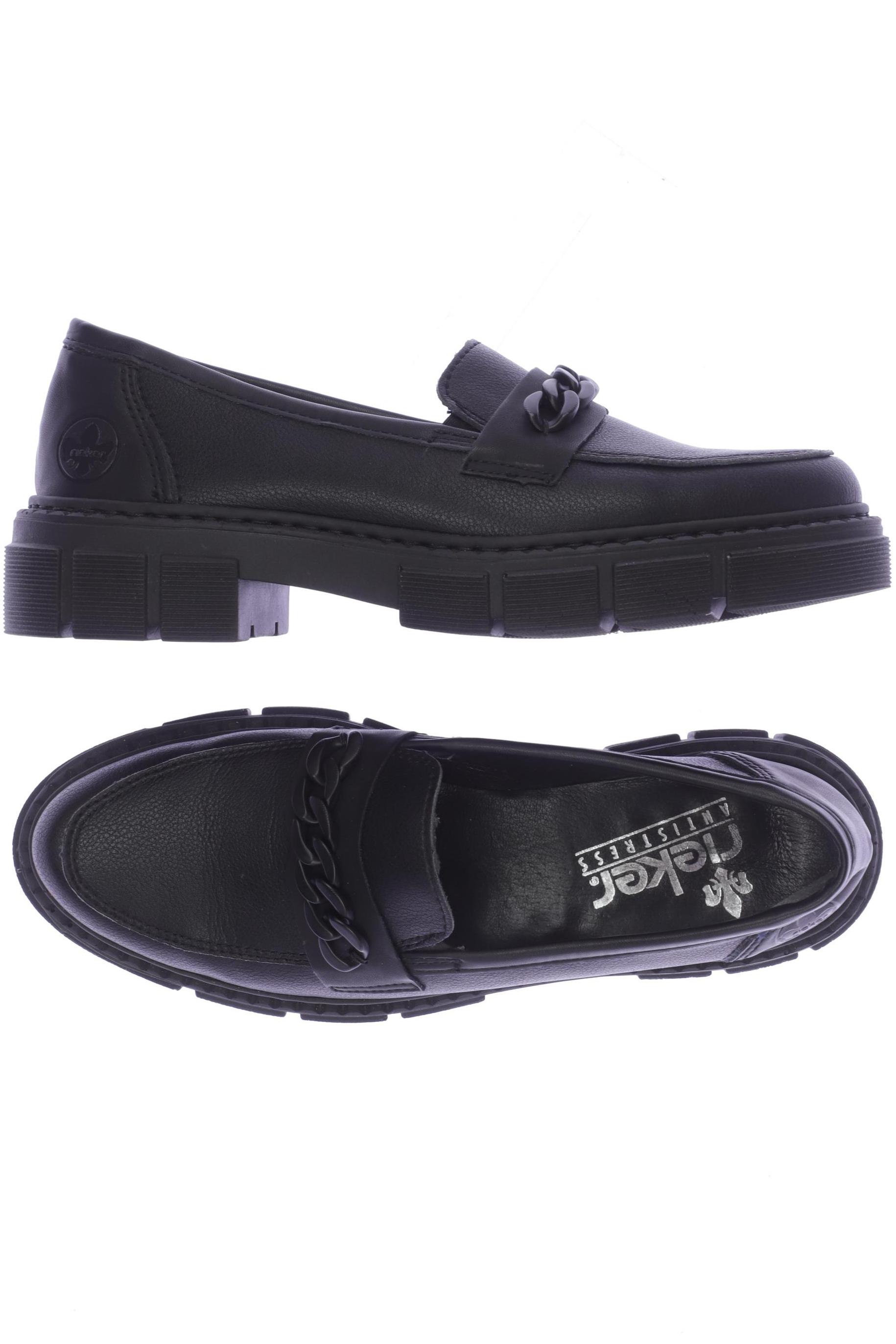 

Rieker Damen Halbschuh, schwarz, Gr. 40