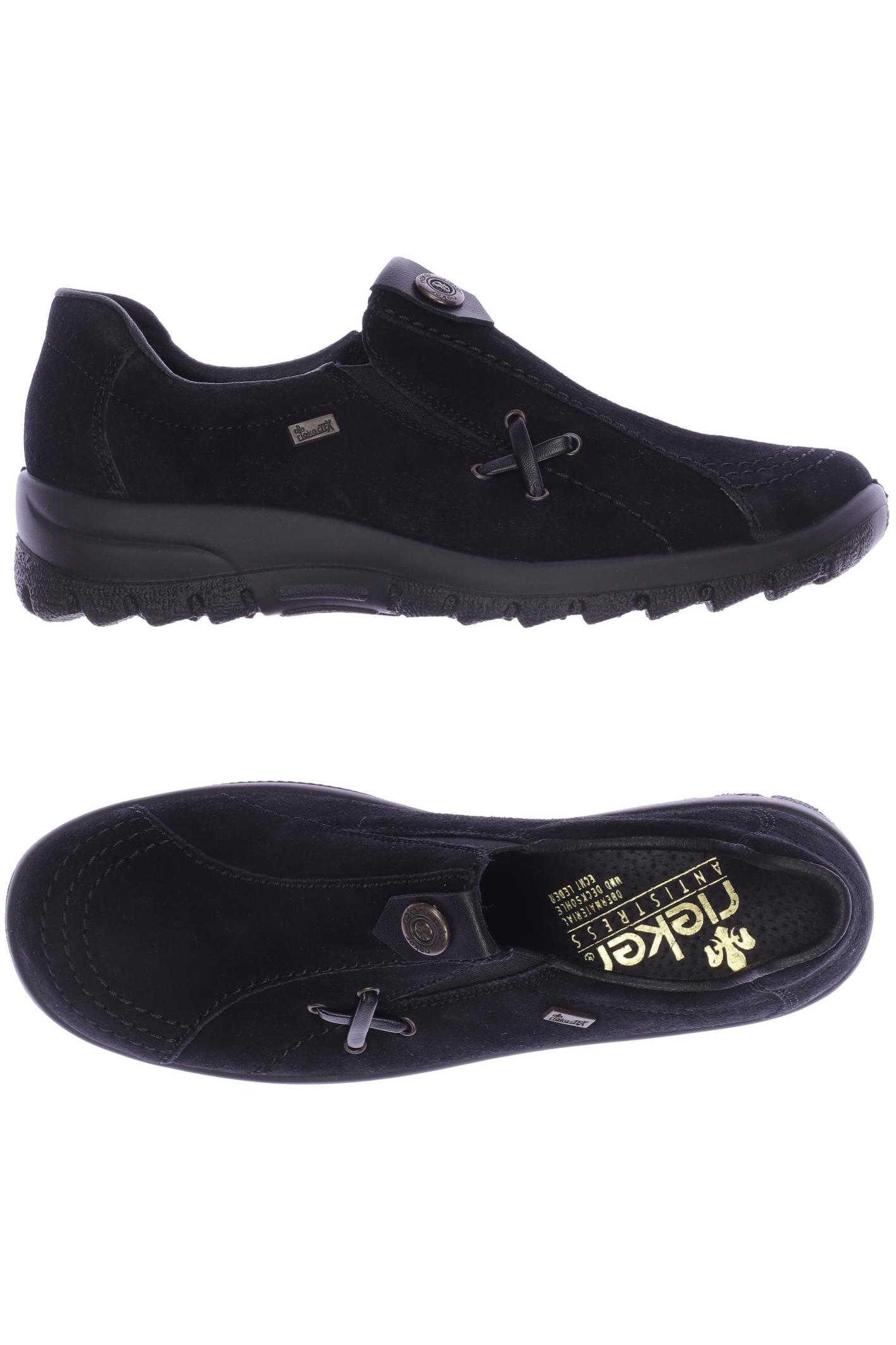 

Rieker Damen Halbschuh, schwarz, Gr. 39