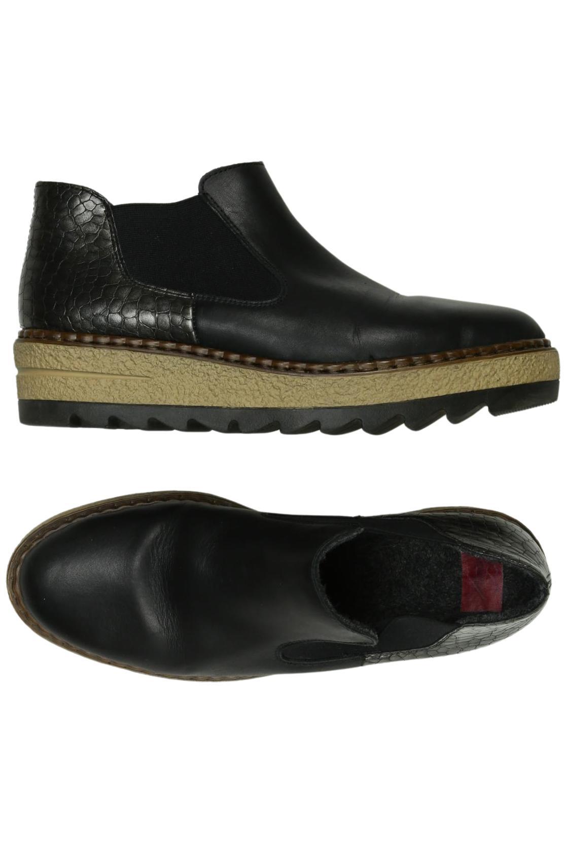 

Rieker Damen Halbschuh, schwarz, Gr. 38