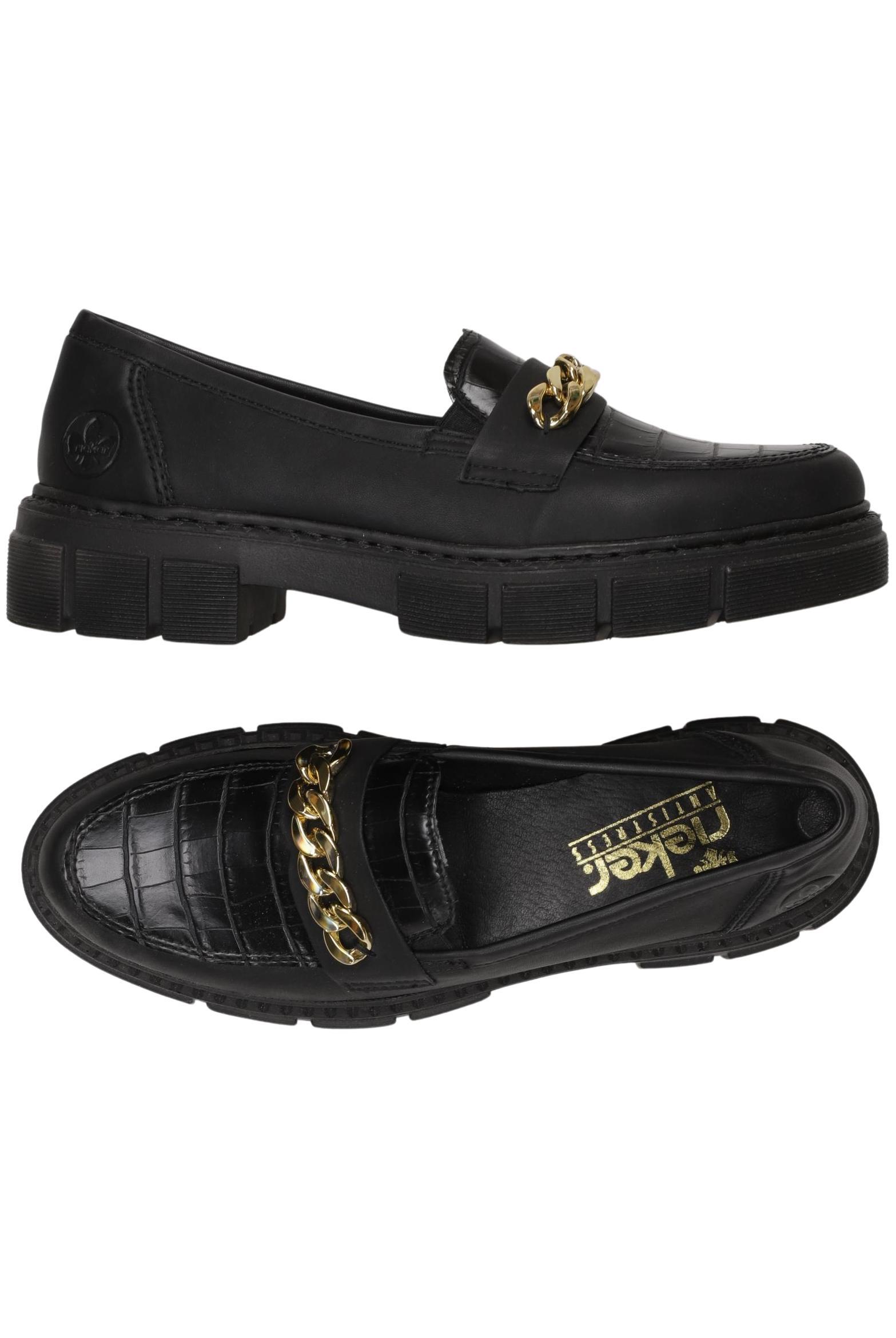 

Rieker Damen Halbschuh, schwarz, Gr. 41