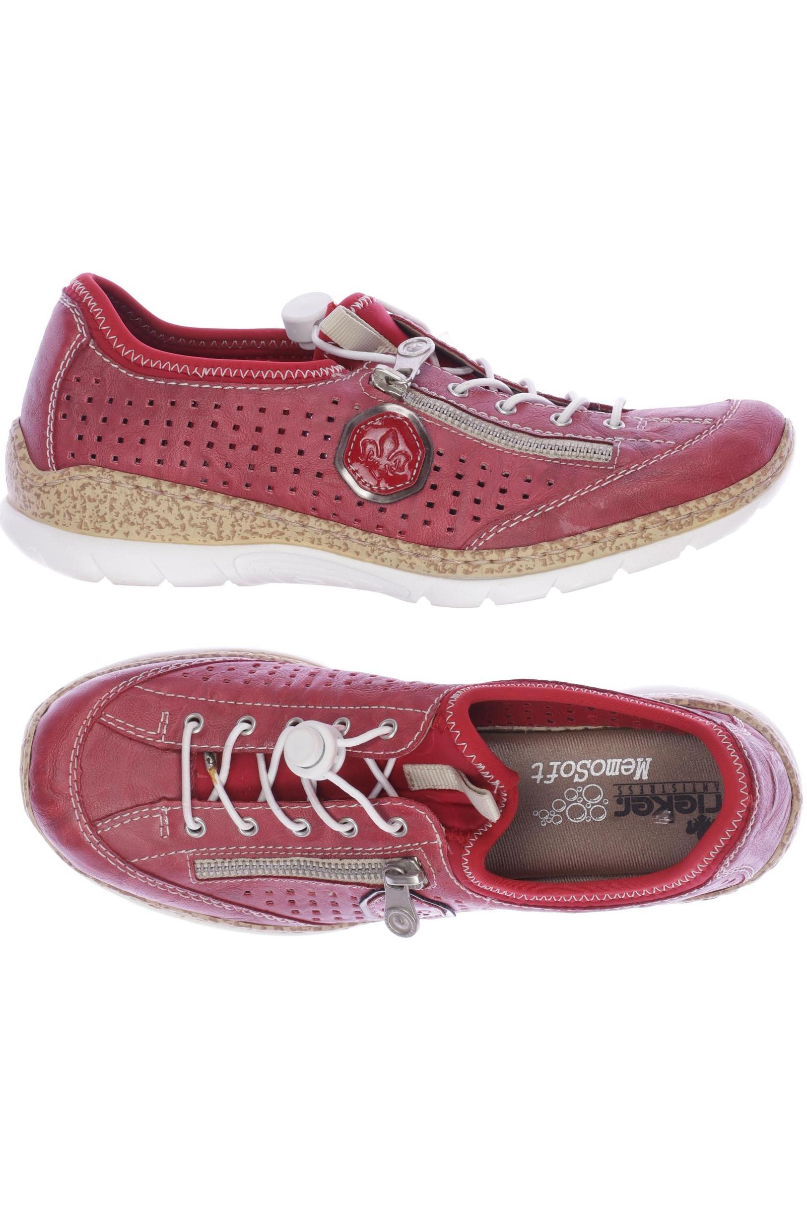 

Rieker Damen Halbschuh, rot, Gr. 39