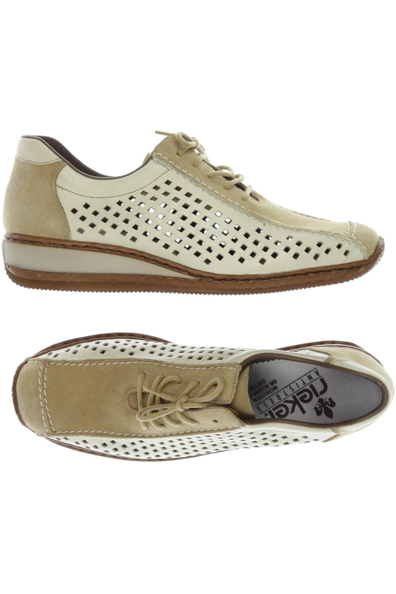 

Rieker Damen Halbschuh, beige, Gr. 41