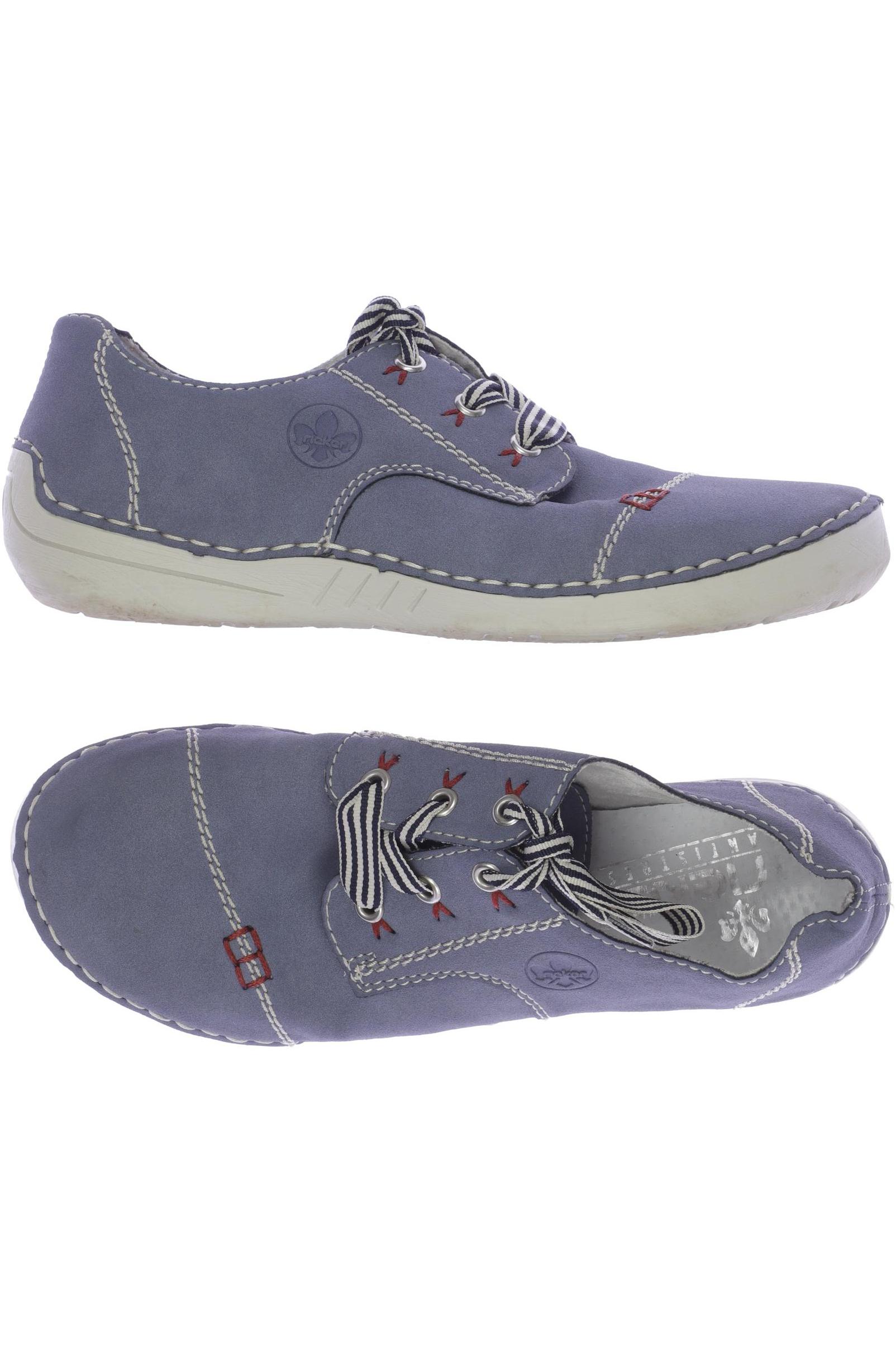 

Rieker Damen Halbschuh, blau, Gr. 38