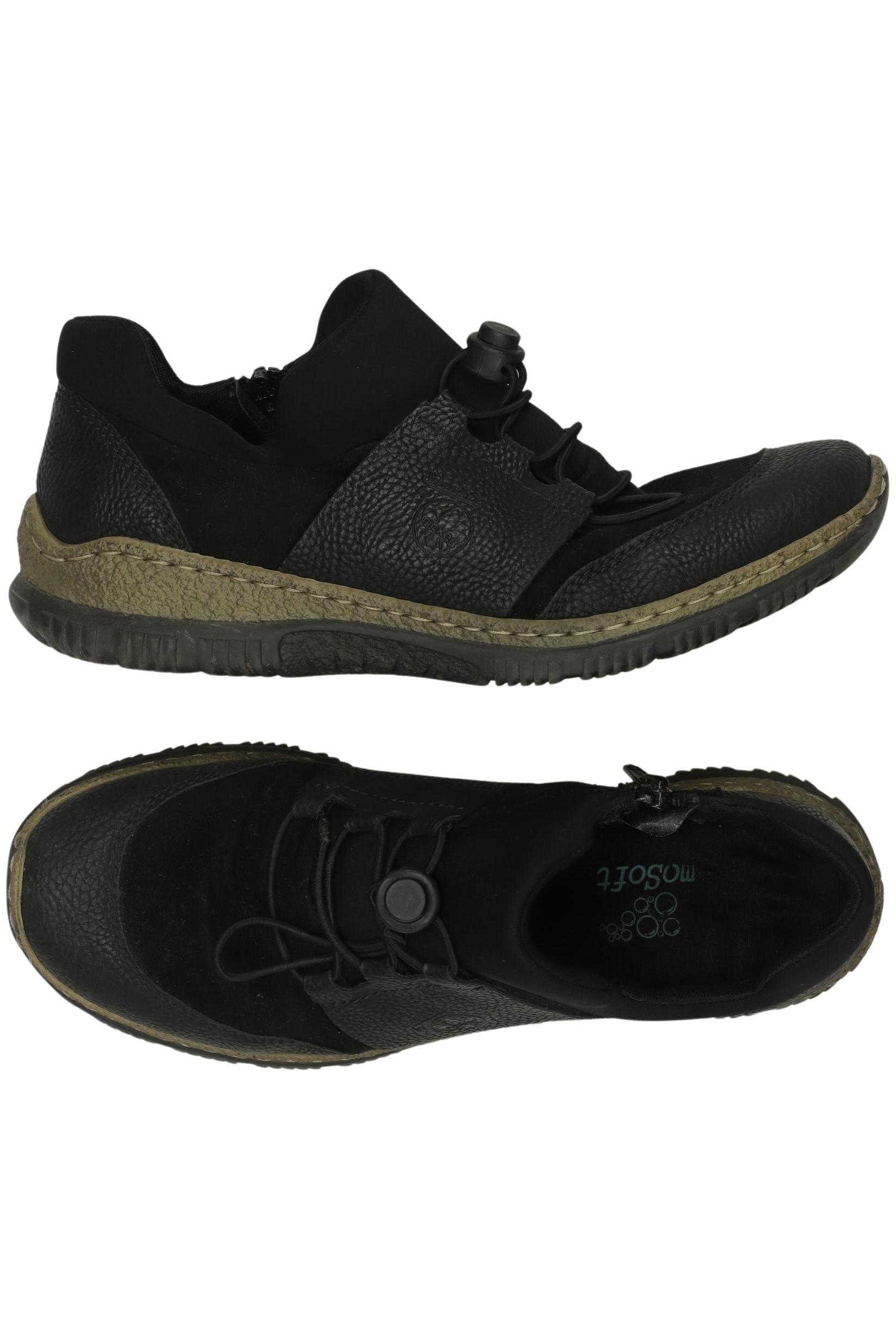 

Rieker Damen Halbschuh, schwarz, Gr. 39