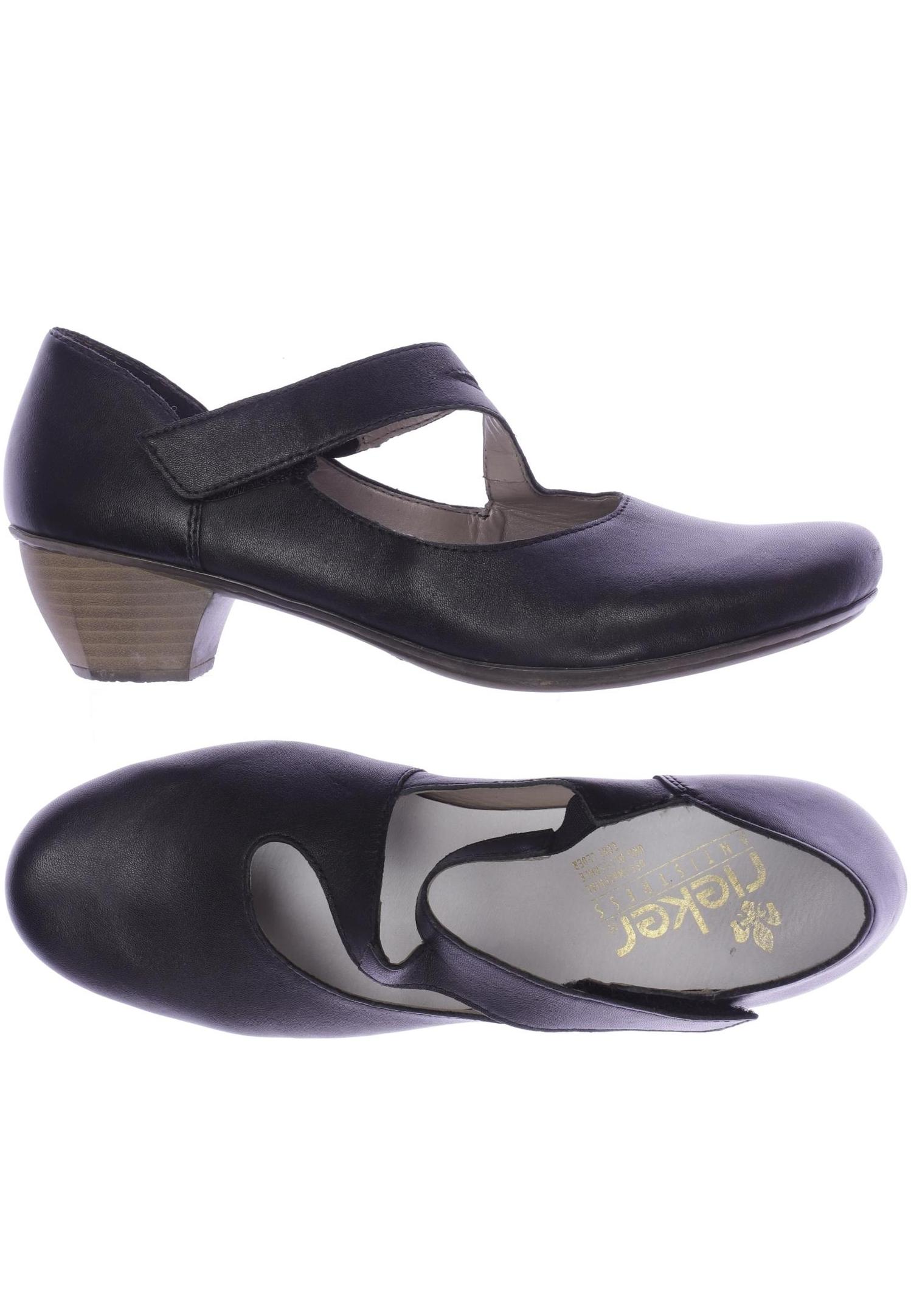 

Rieker Damen Halbschuh, schwarz, Gr. 41