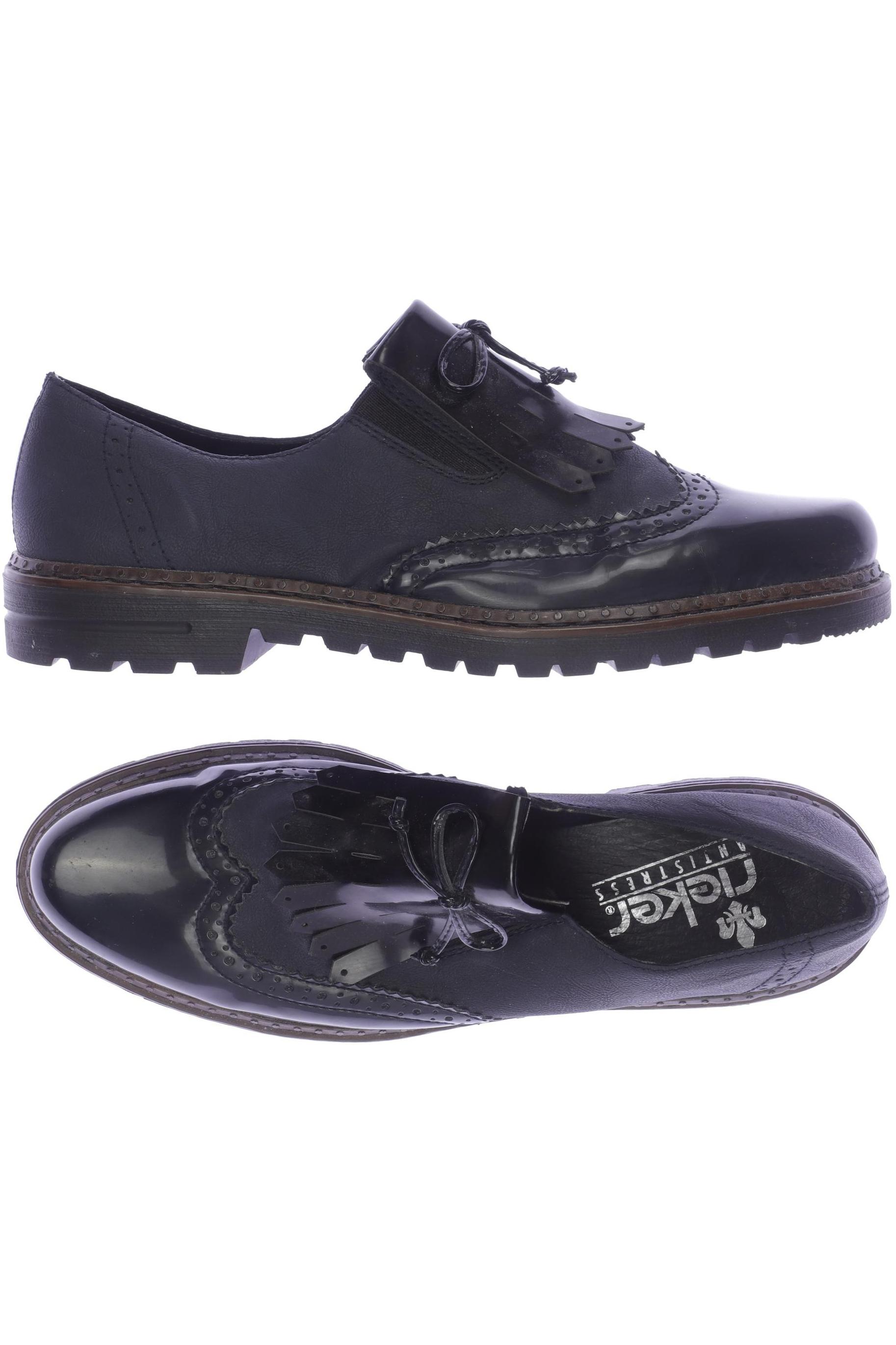 

Rieker Damen Halbschuh, marineblau, Gr. 42